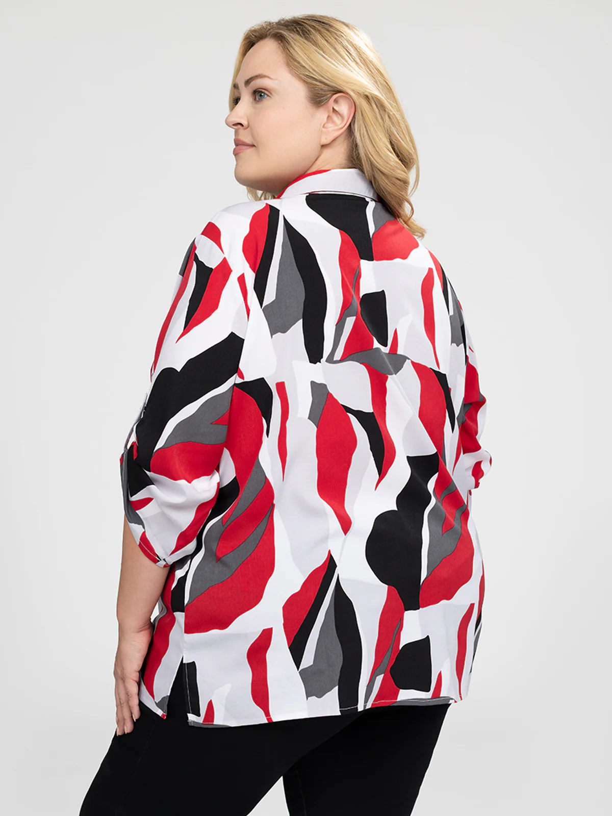 Blouse à manches 3/4 avec boutons - Image 3