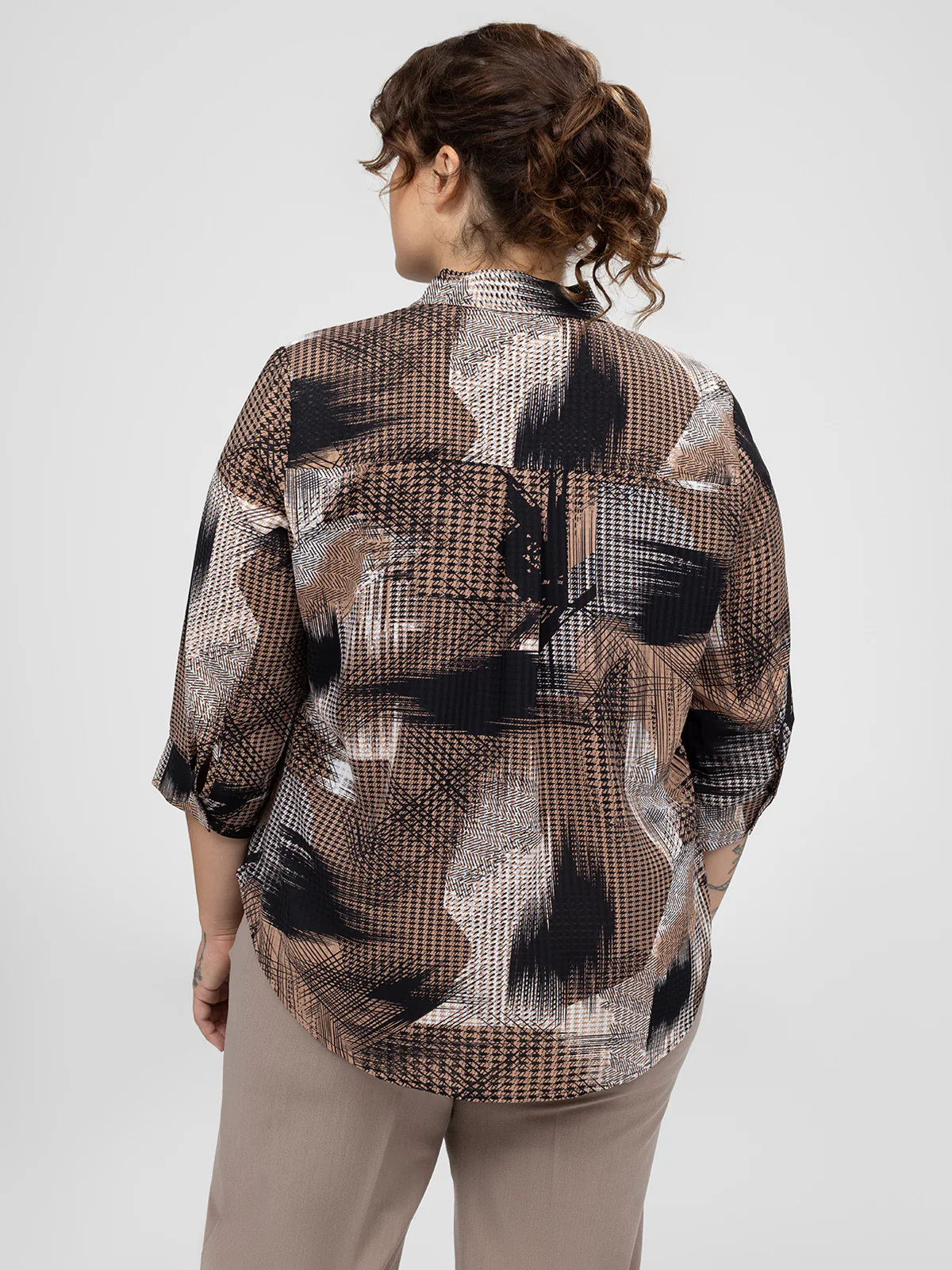 Blouse à manches 3/4 avec boutons - Image 3