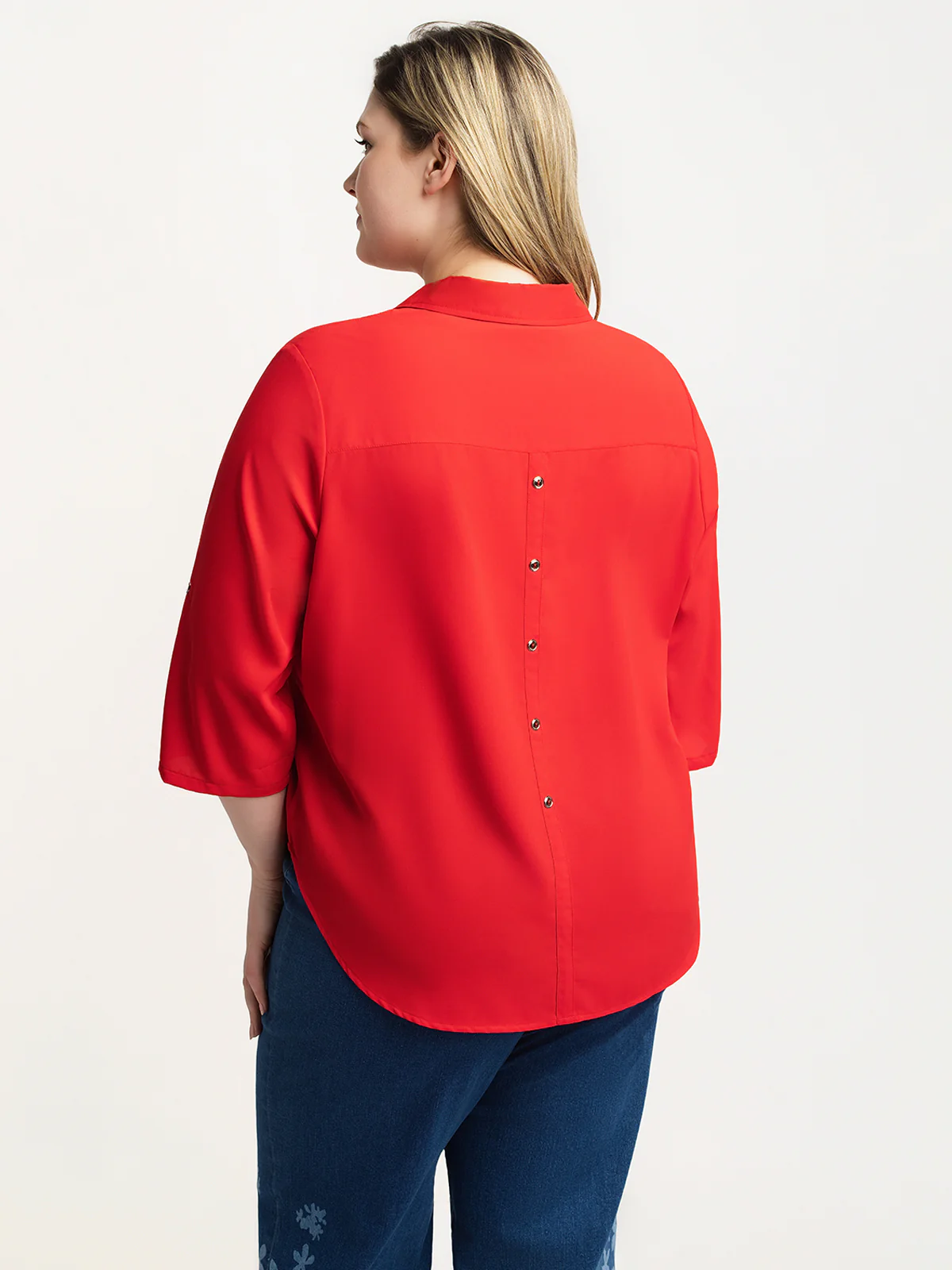 Blouse à manches 3/4 avec boutons - Image 7