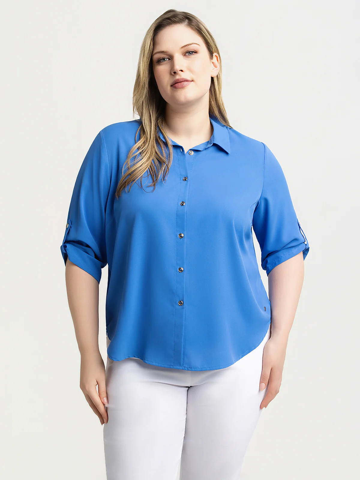Blouse à manches 3/4 avec boutons - Image 9