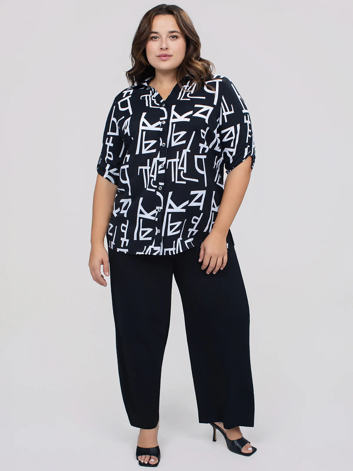 Blouse à manches 3/4 avec boutons - Image 6