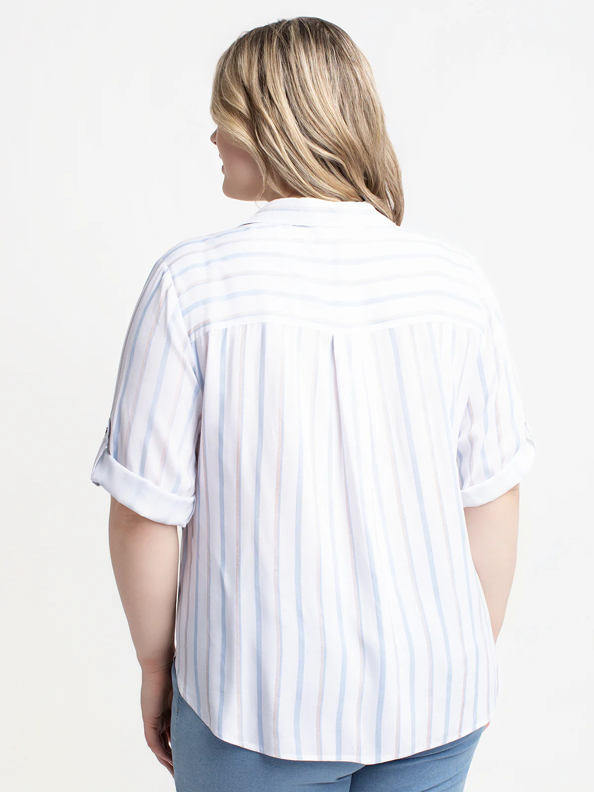 Blouse à manches 3/4 avec boutons - Image 3