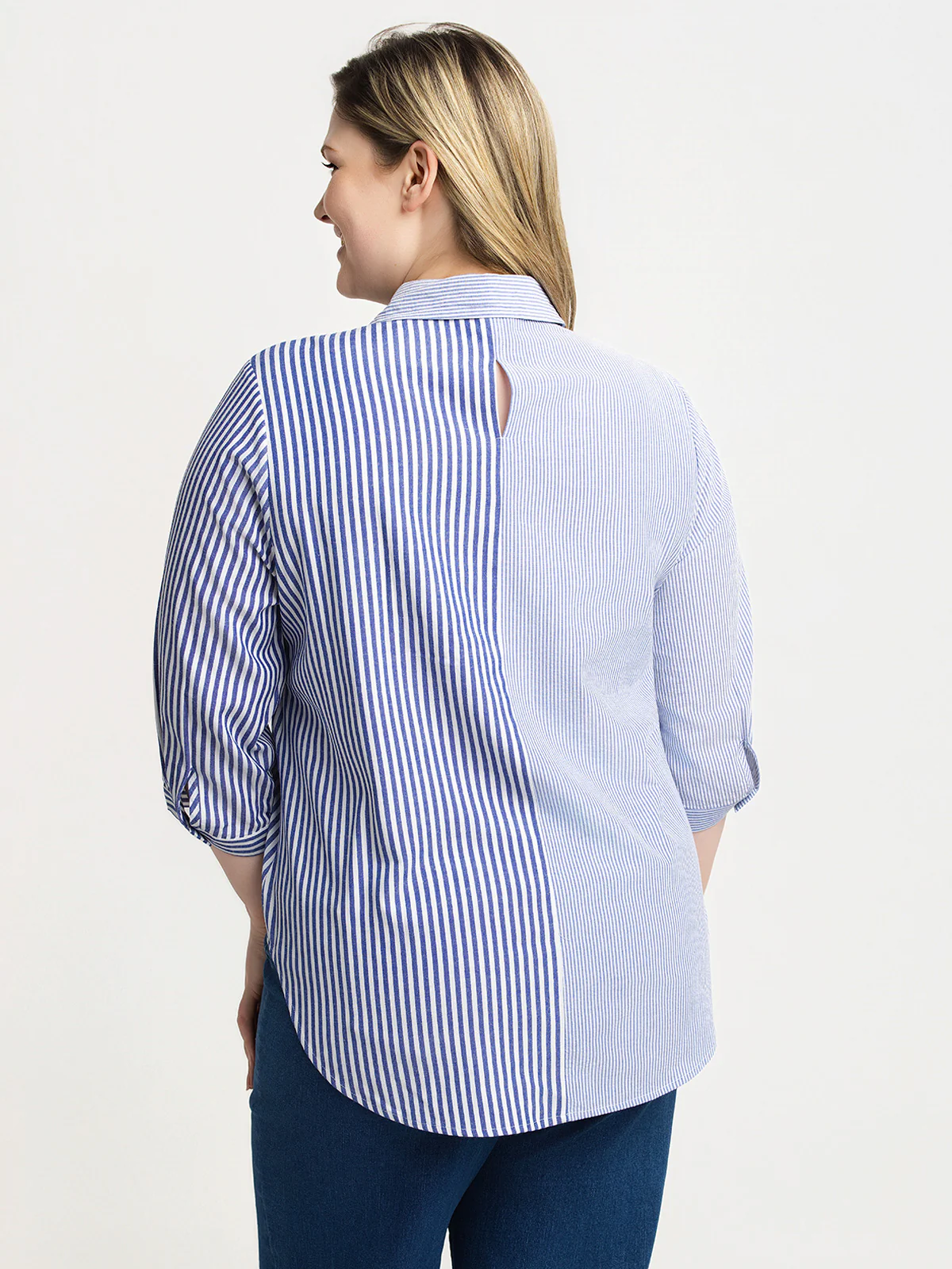 Blouse à manches 3/4 avec boutons - Image 4