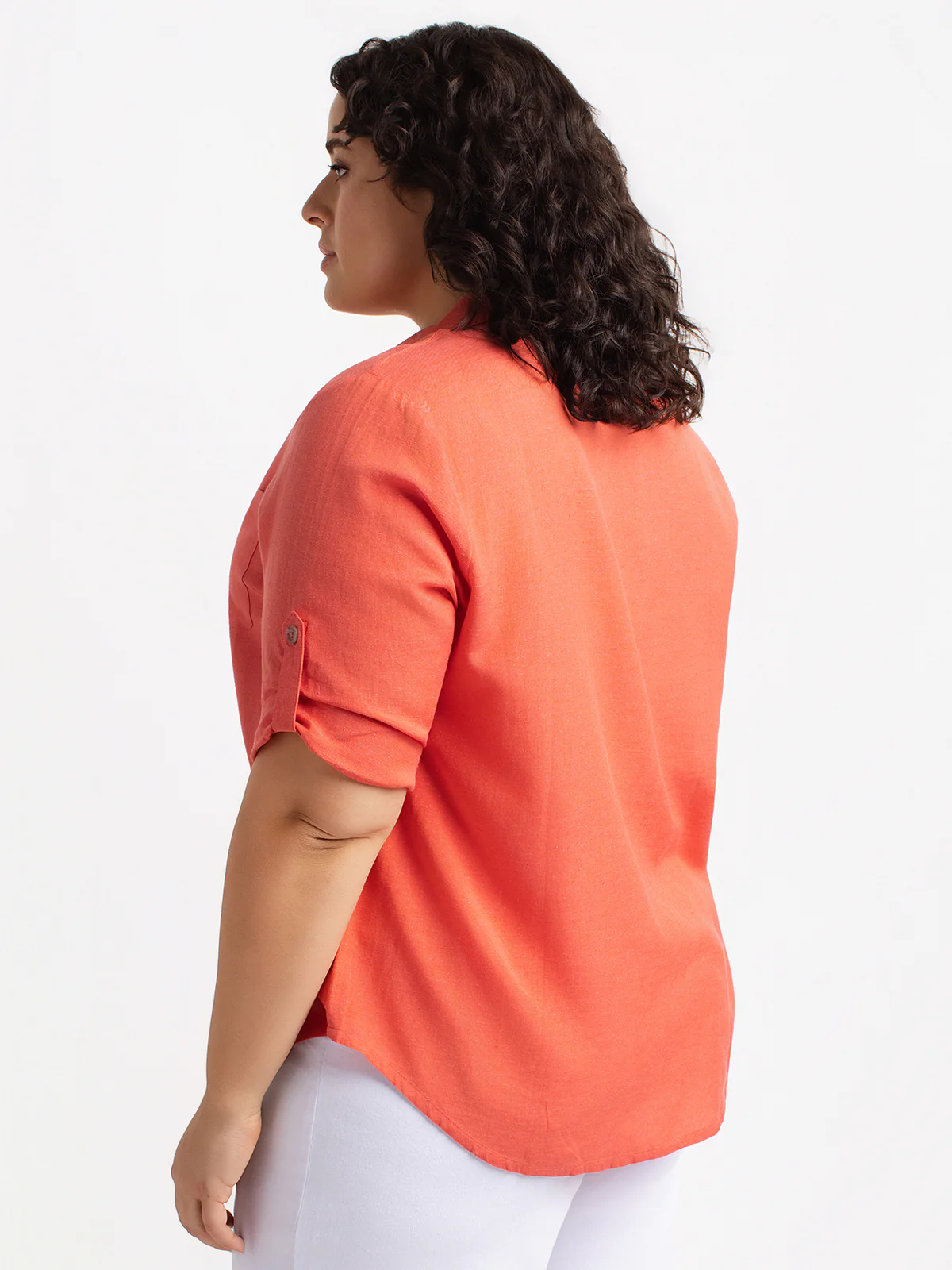 Blouse à manches 3/4 avec boutons - Image 7