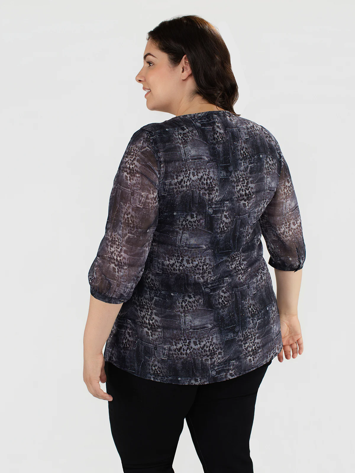 Blouse à manches 3/4 - Image 3