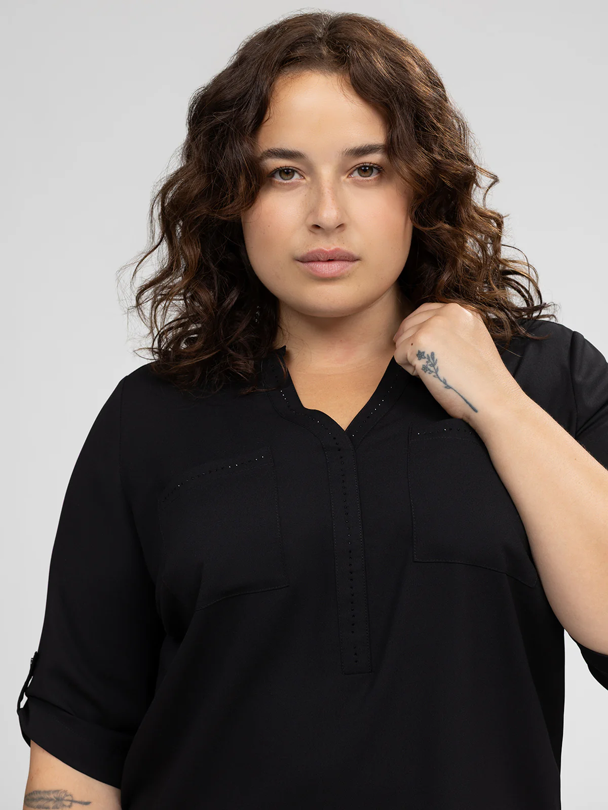 Blouse à manches 3/4 - Image 7