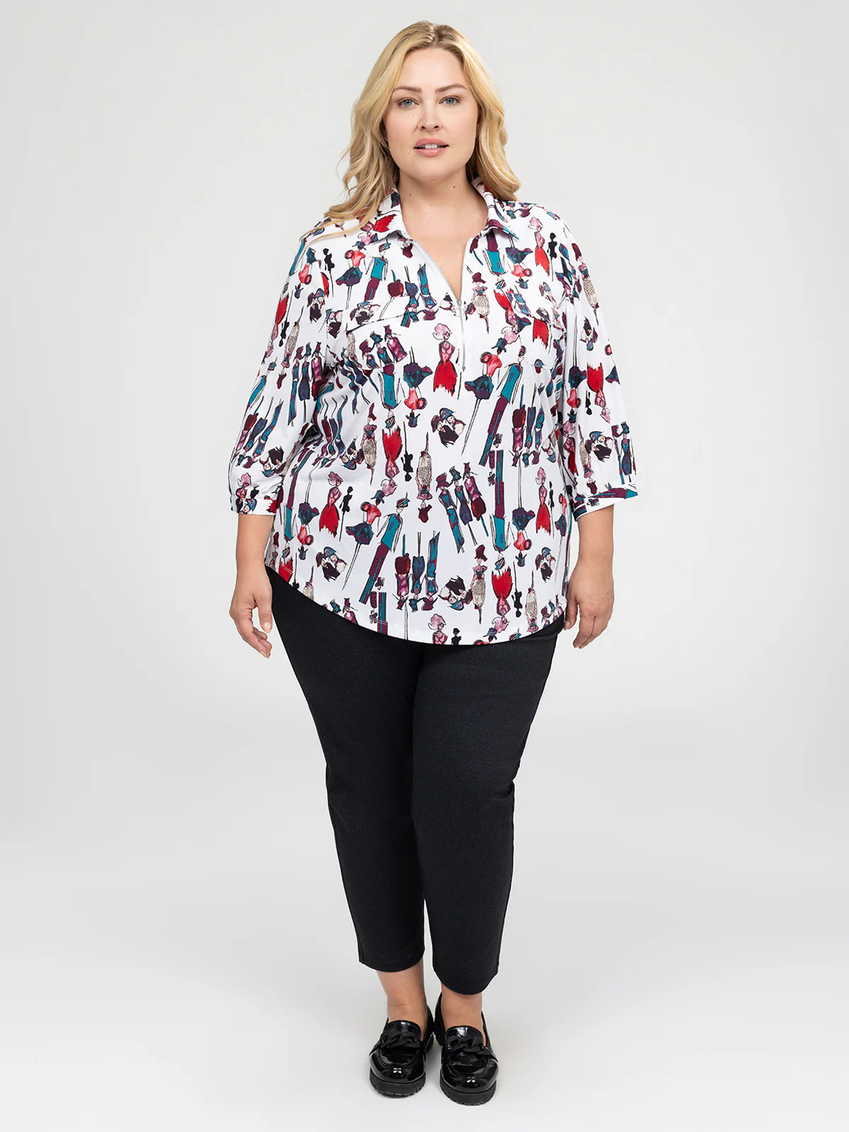 Blouse à manches 3/4 - Image 2