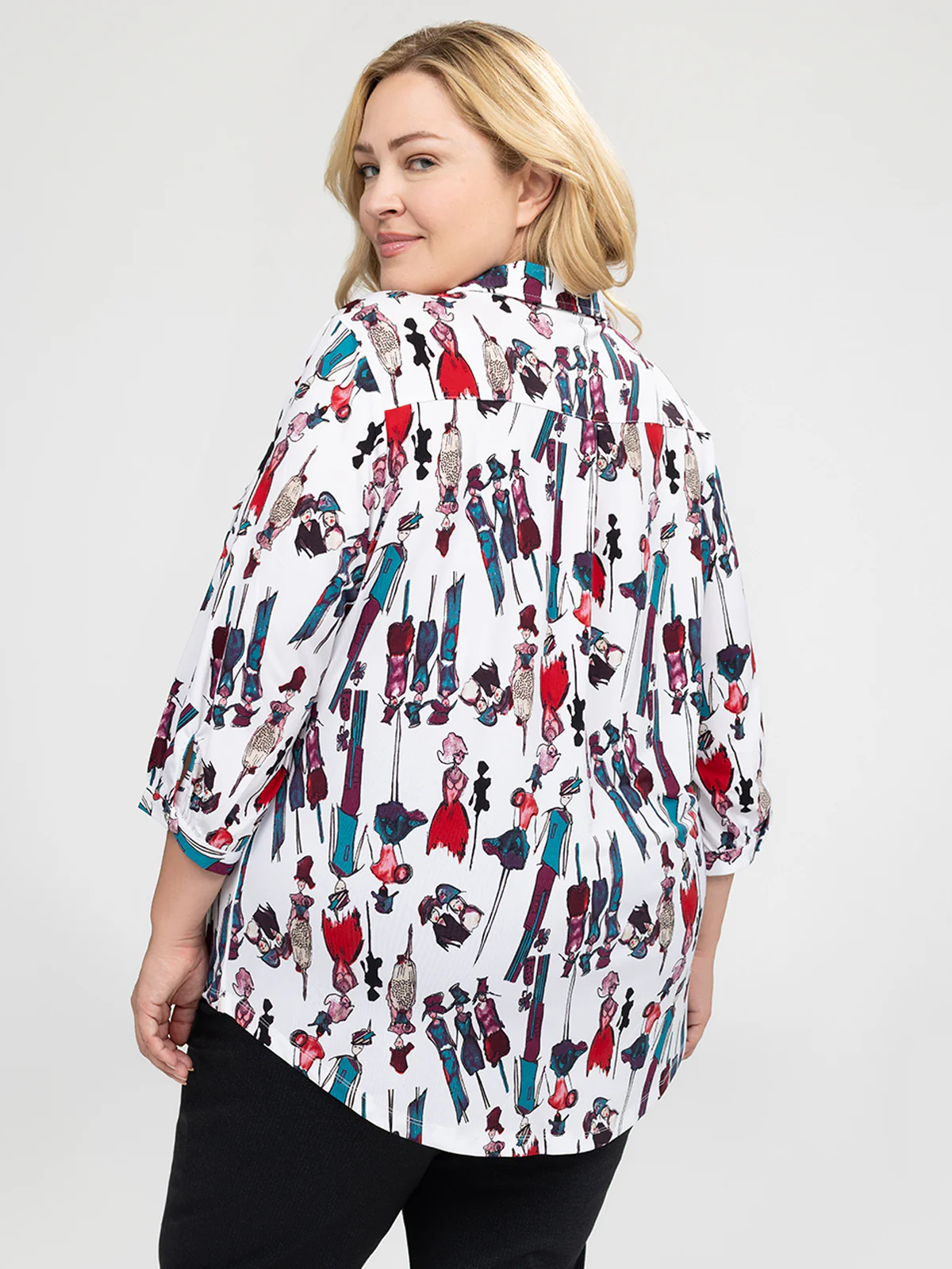 Blouse à manches 3/4 - Image 3