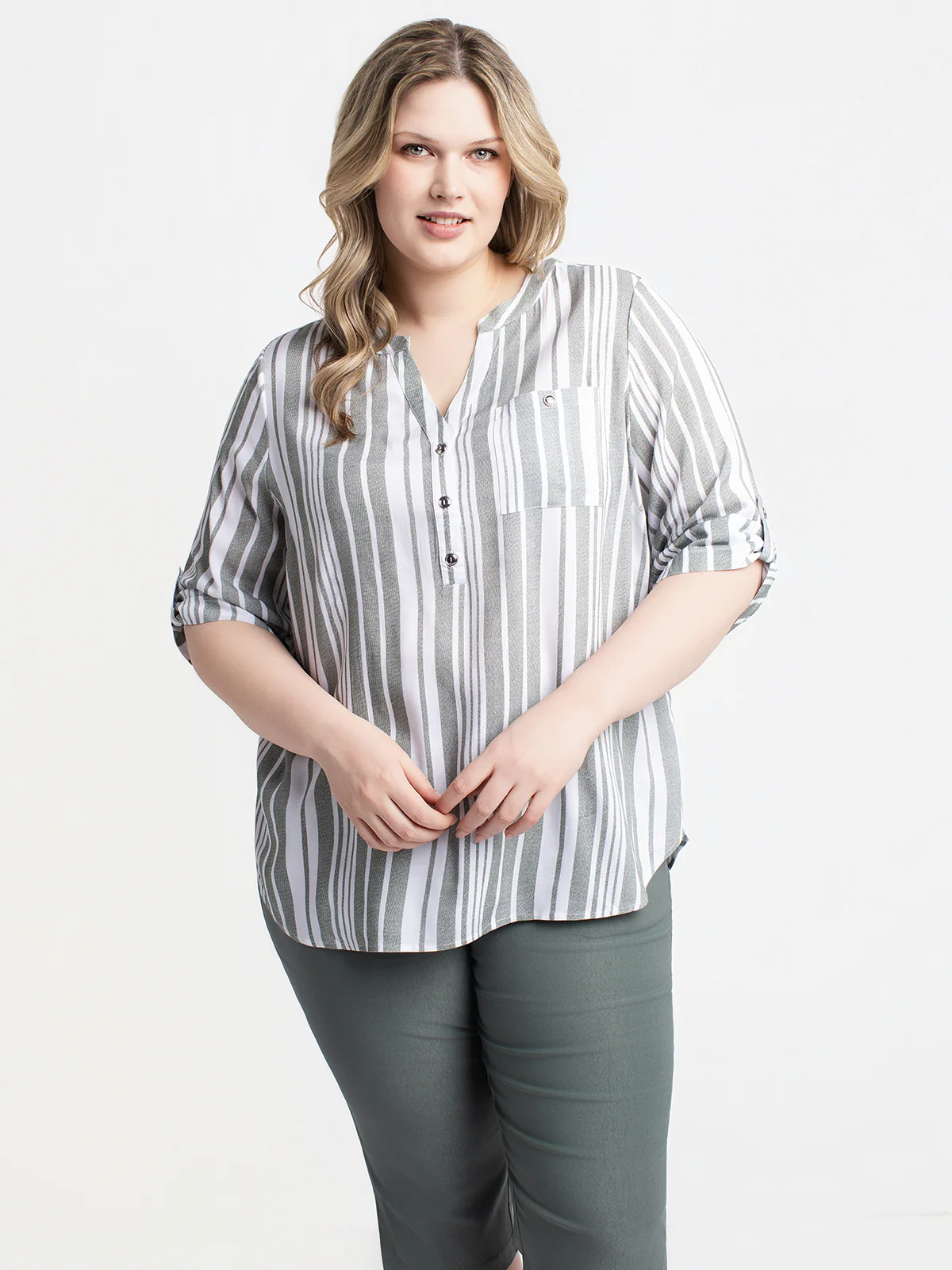 Blouse à manches 3/4