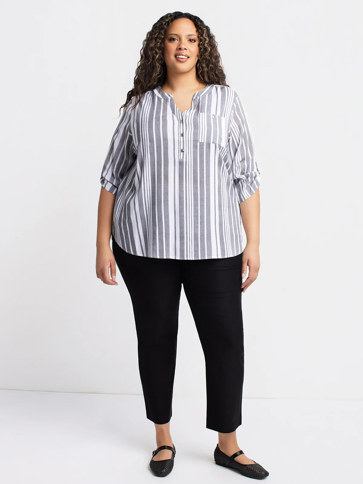 Blouse à manches 3/4 - Image 6