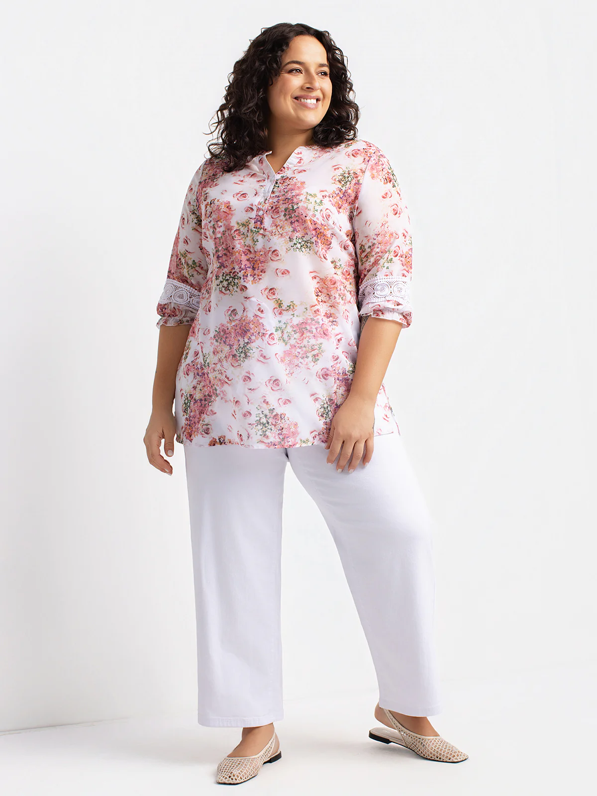 Blouse à manches 3/4 - Image 2