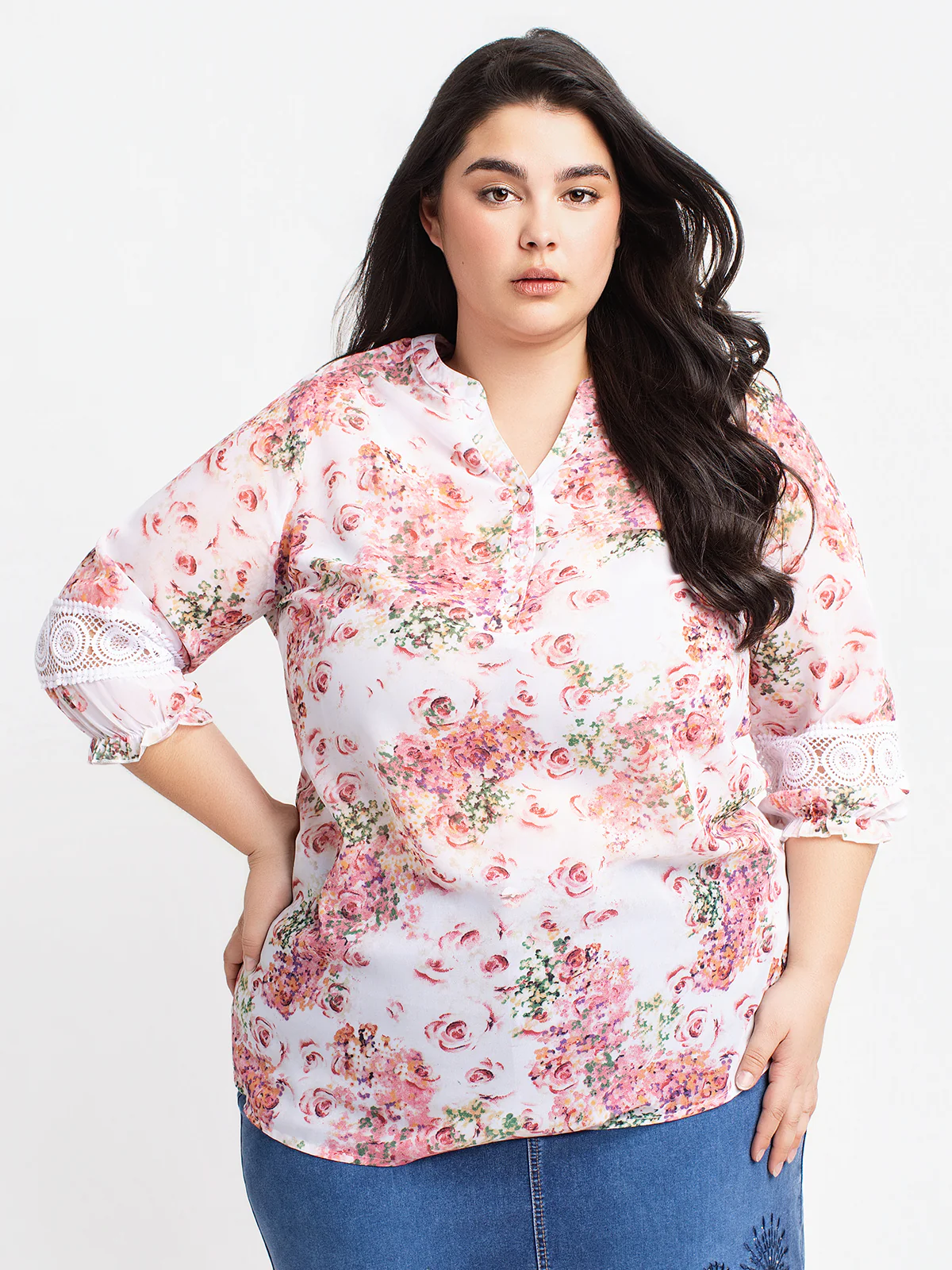 Blouse à manches 3/4 - Image 4