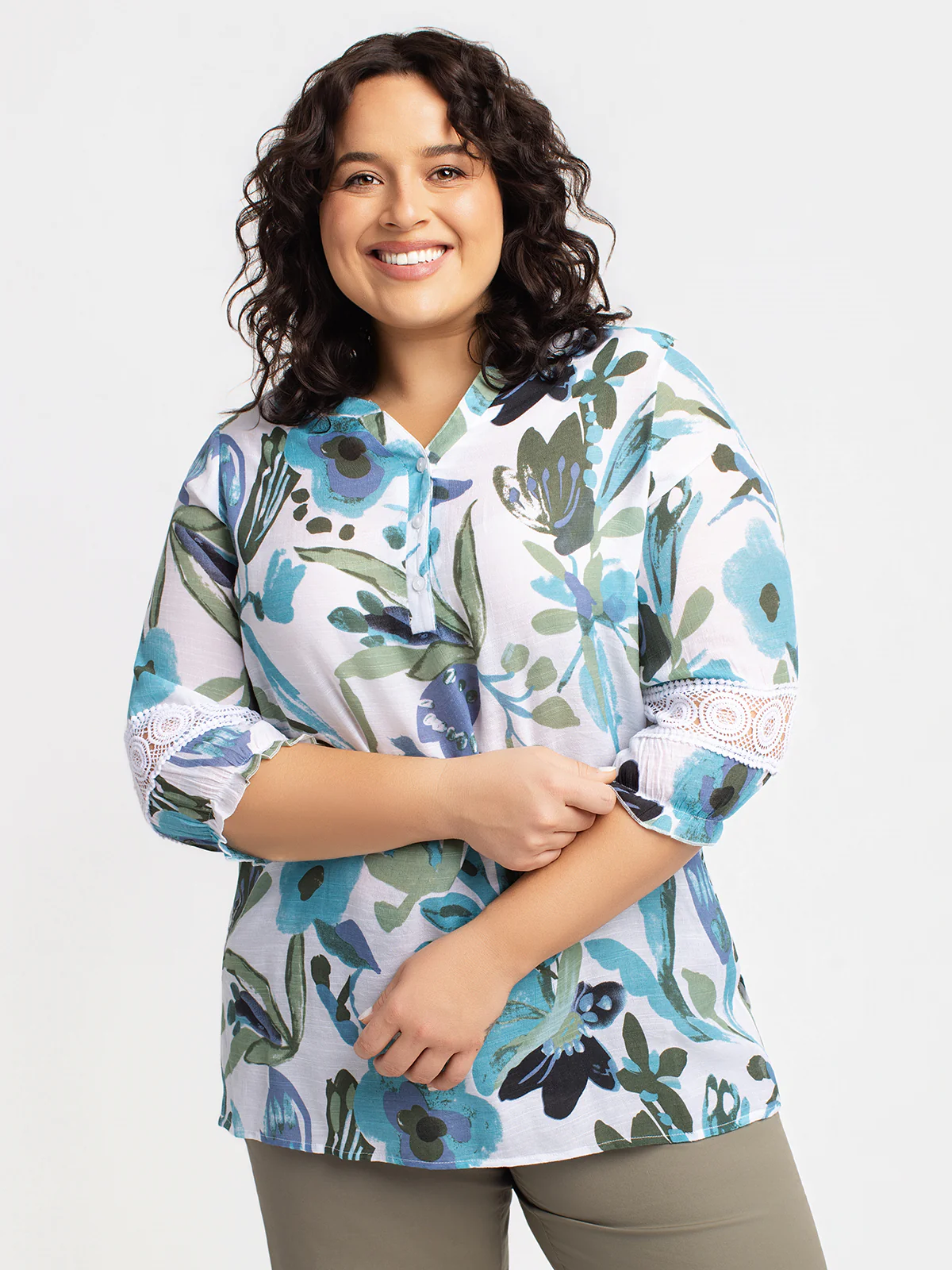 Blouse à manches 3/4 - Image 8