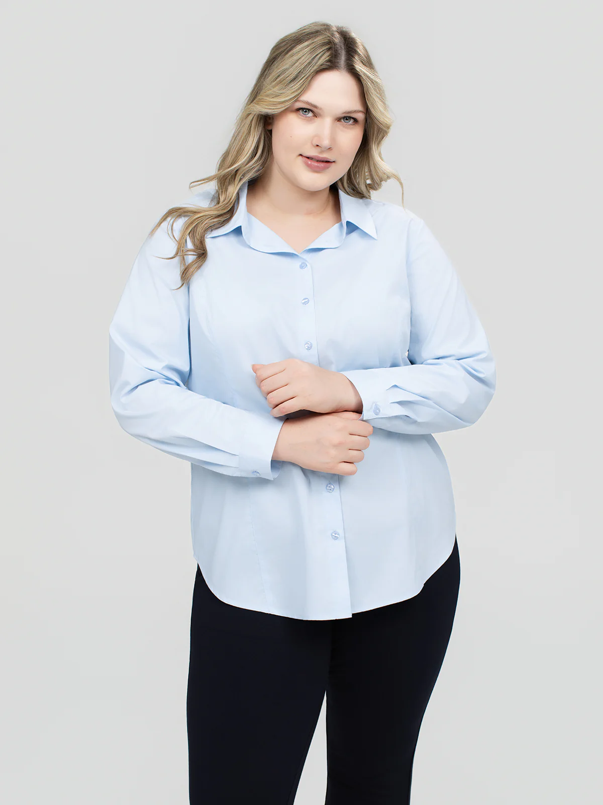 Blouse à manches longues avec boutons - Image 5