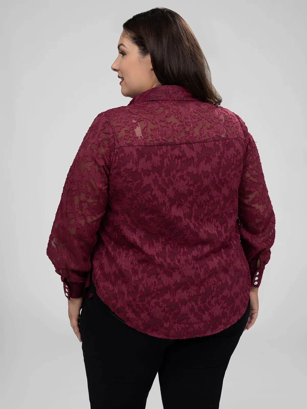 Blouse Ă manches longues avec boutons - Image 3