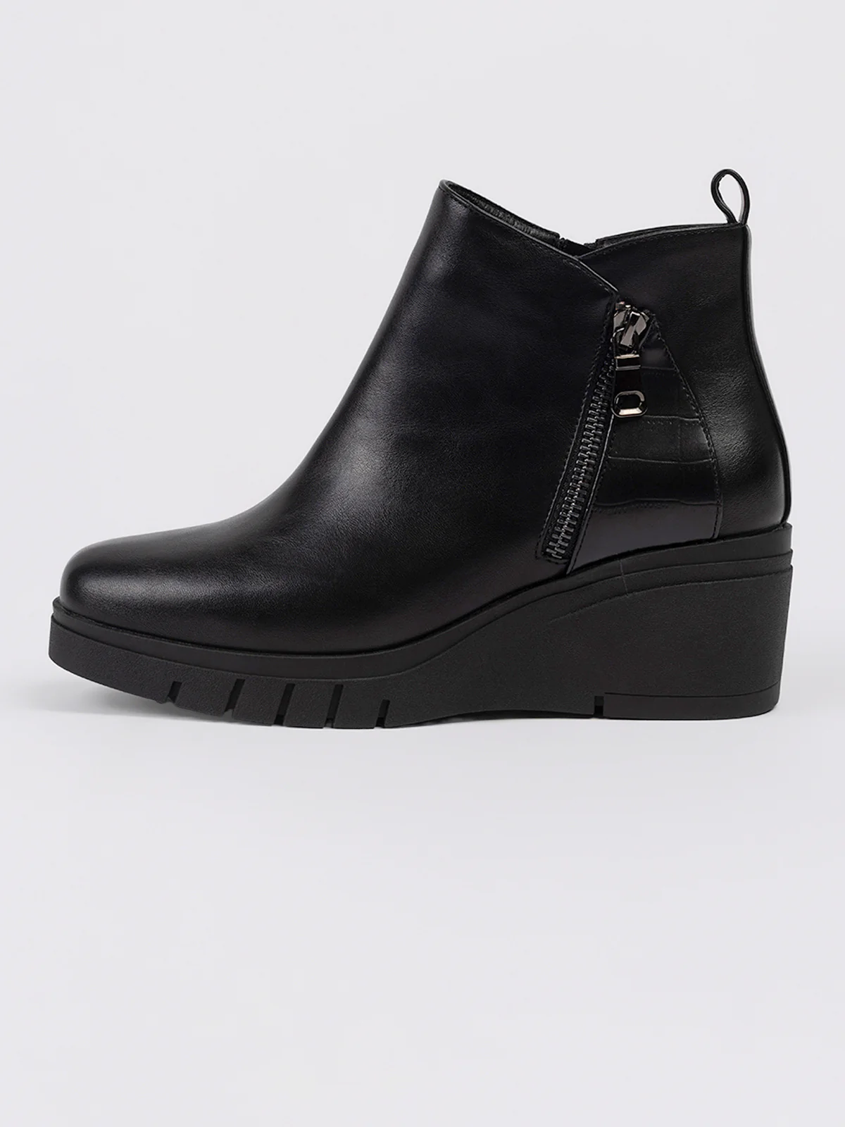 Bottes à talons compensés