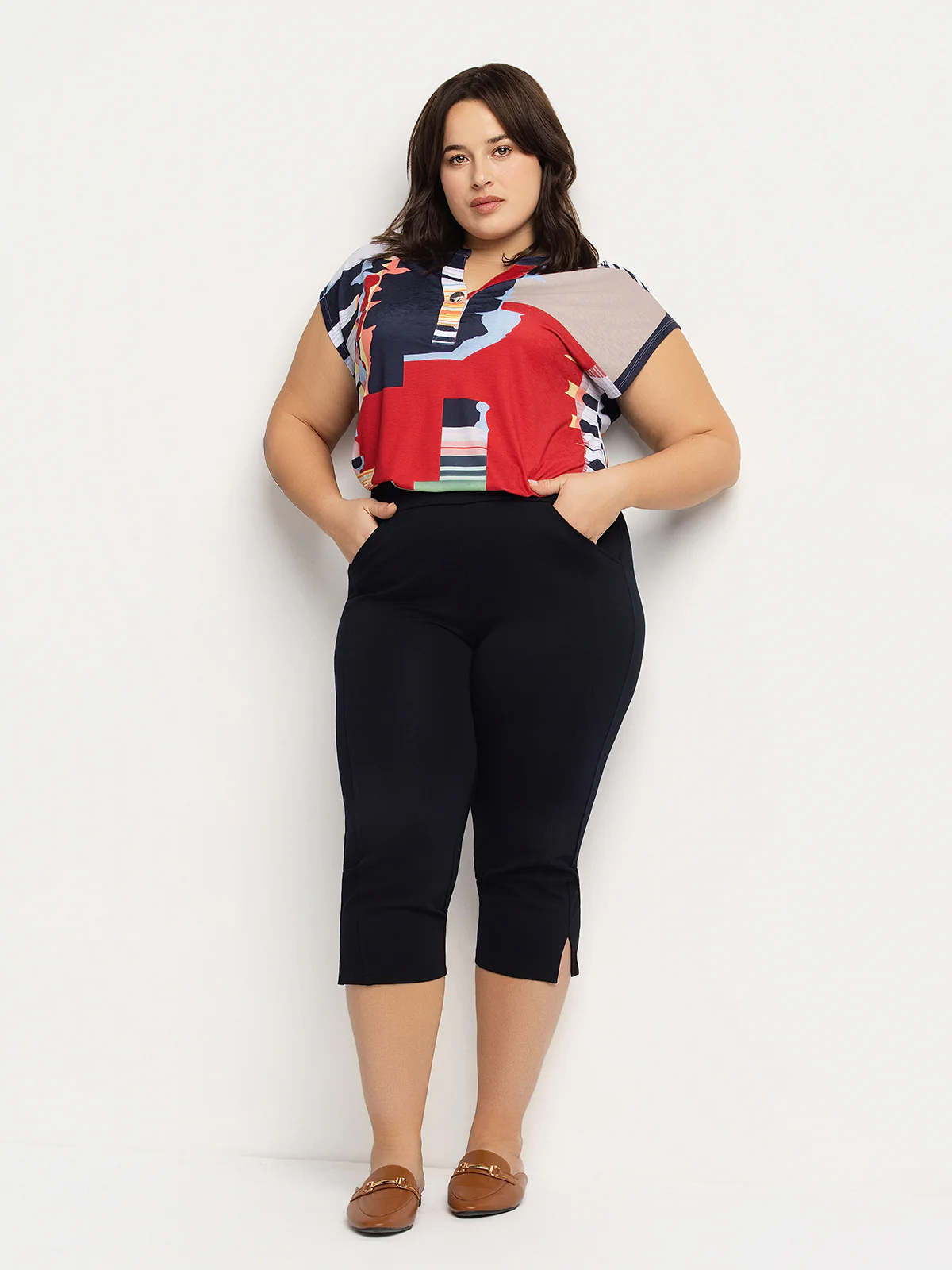 Capri skinny ajusté en tricot à enfiler - Image 13