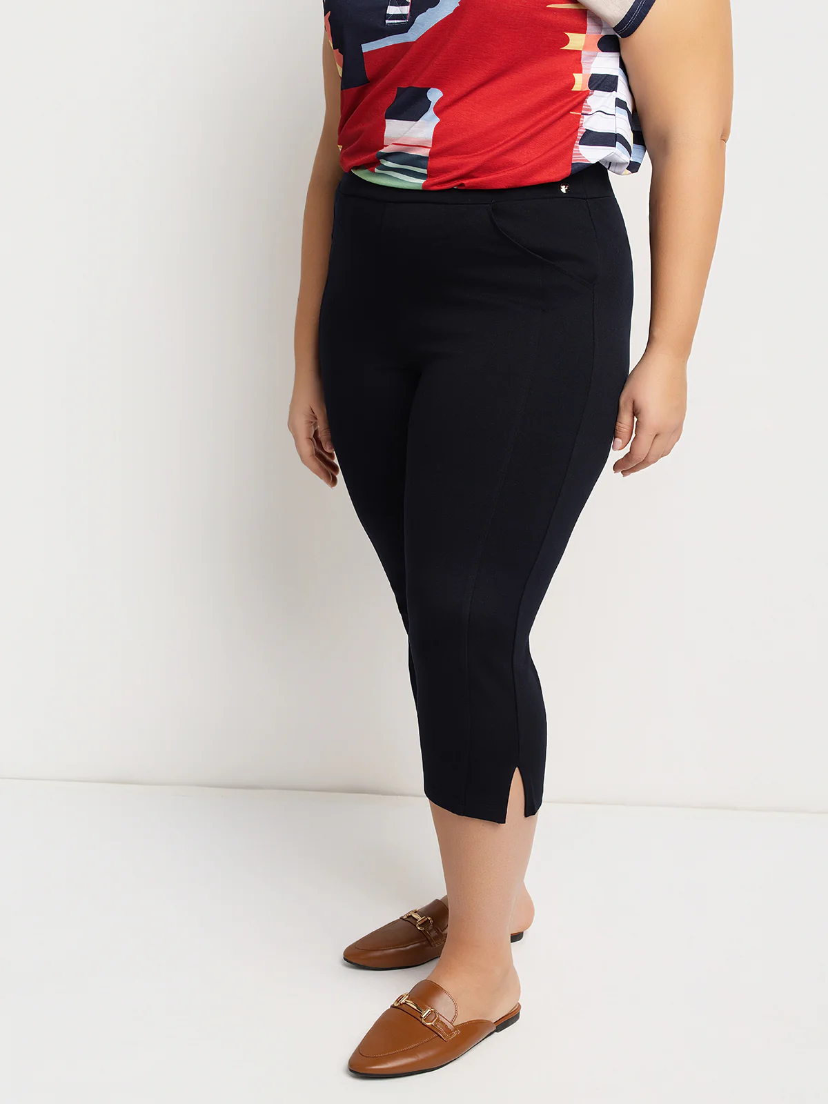 Capri skinny ajusté en tricot à enfiler - Image 14