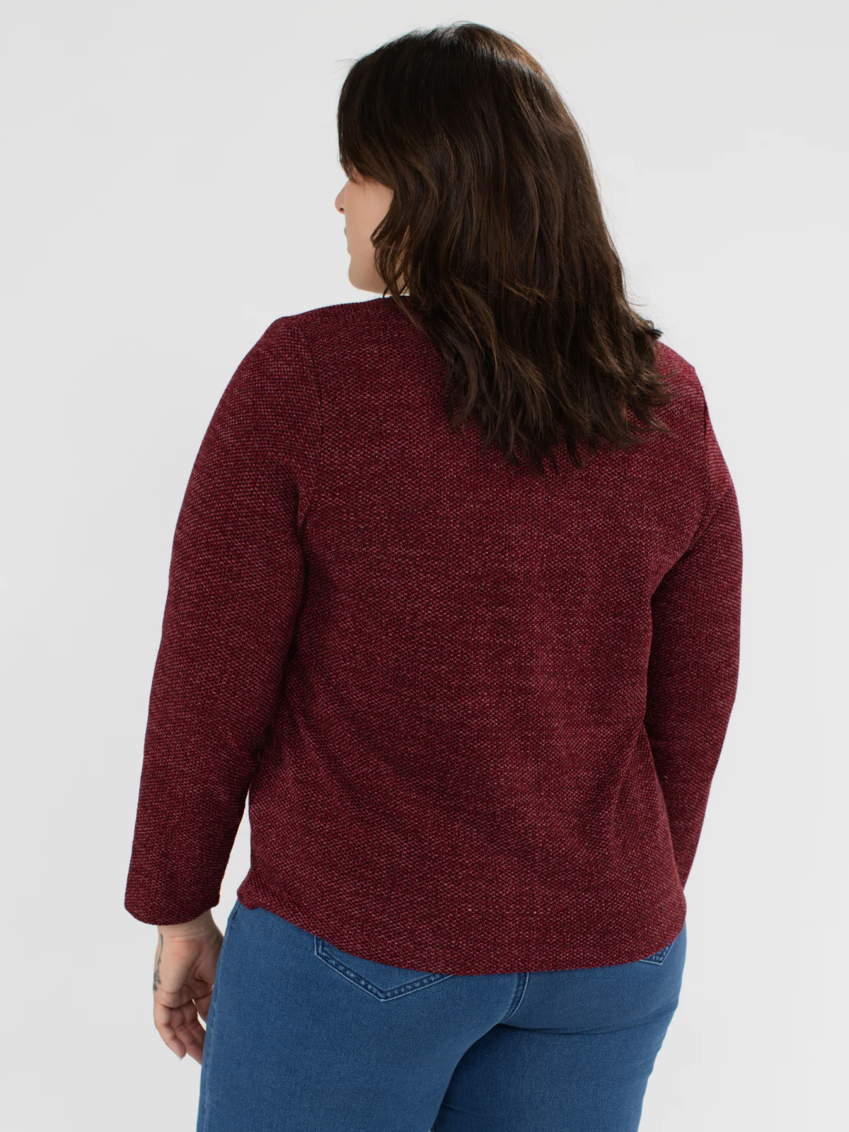 Cardigan en tricot ample à manches longues - Image 7