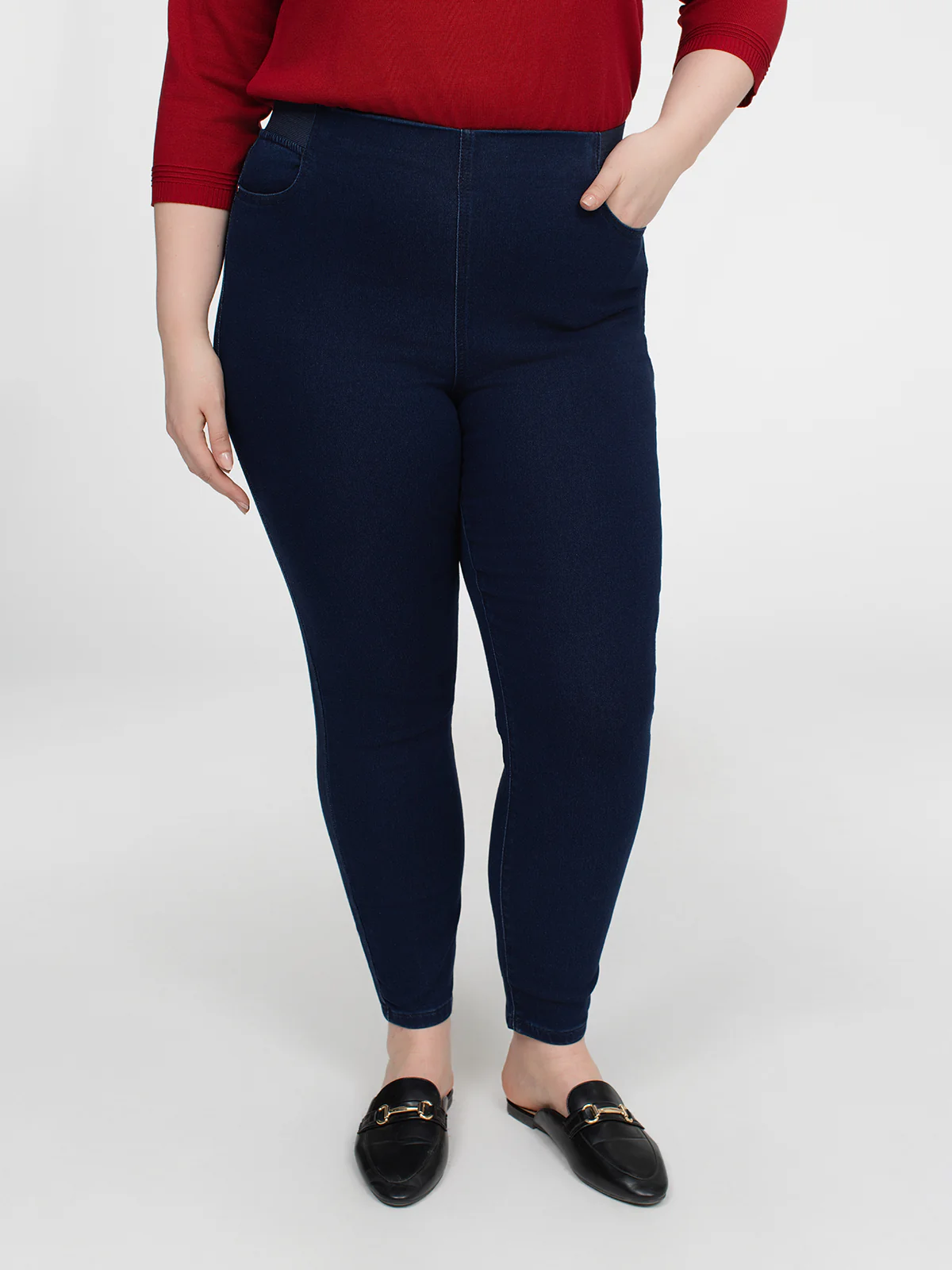 Jean skinny ajusté à enfiler - Image 10