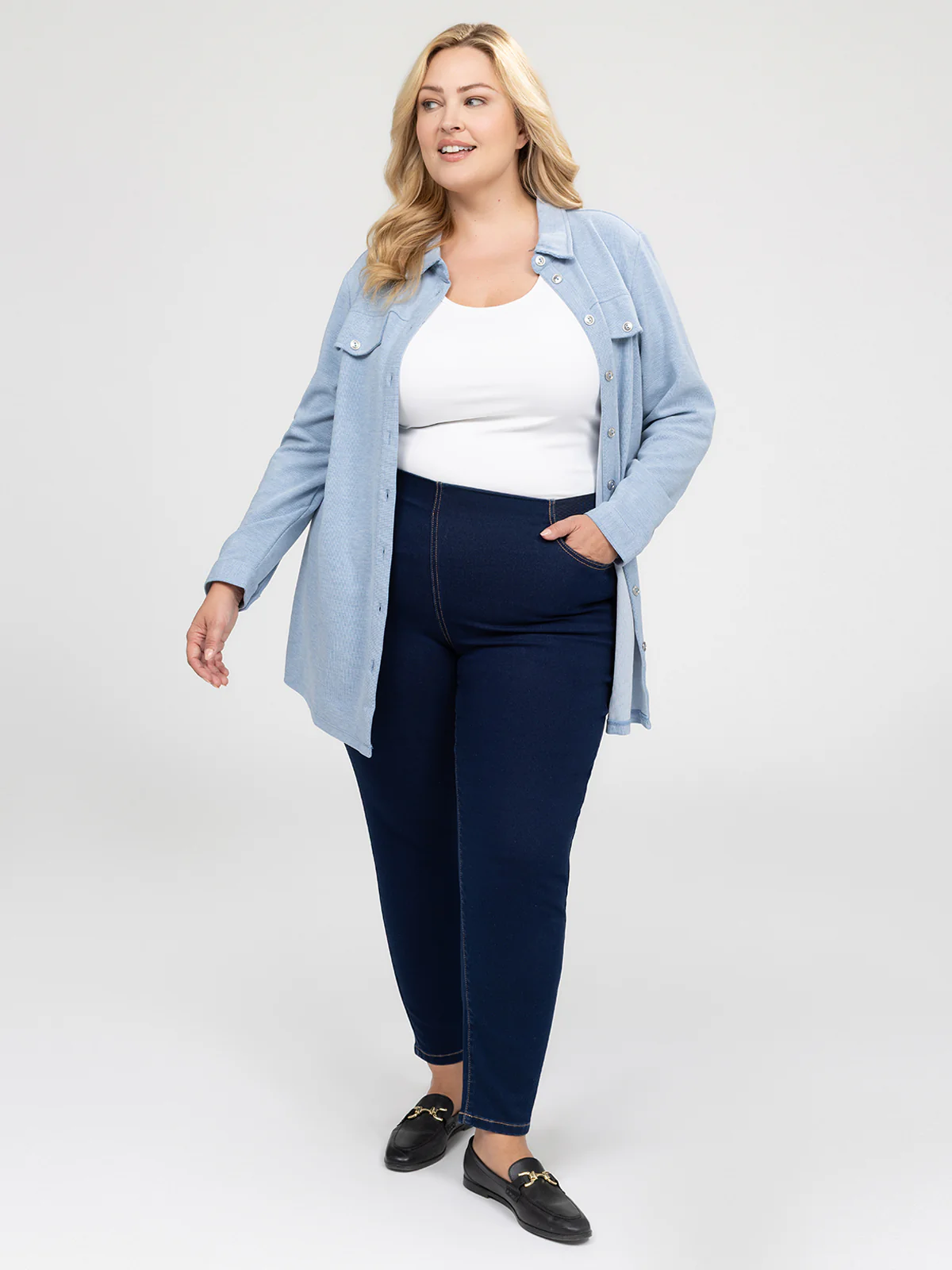 Jean skinny ajusté à enfiler - Image 13