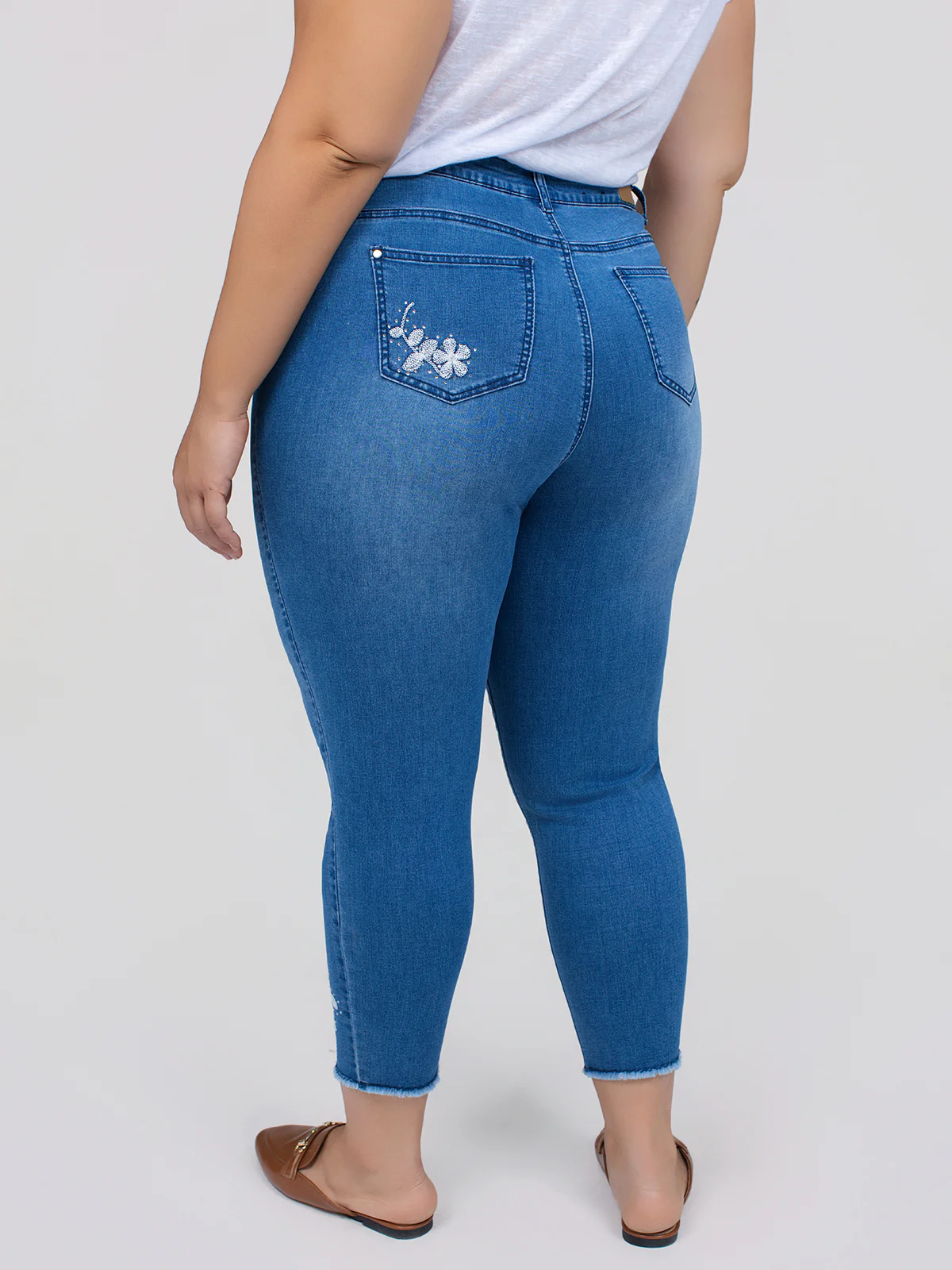 Jean skinny ajusté à la cheville - Image 4