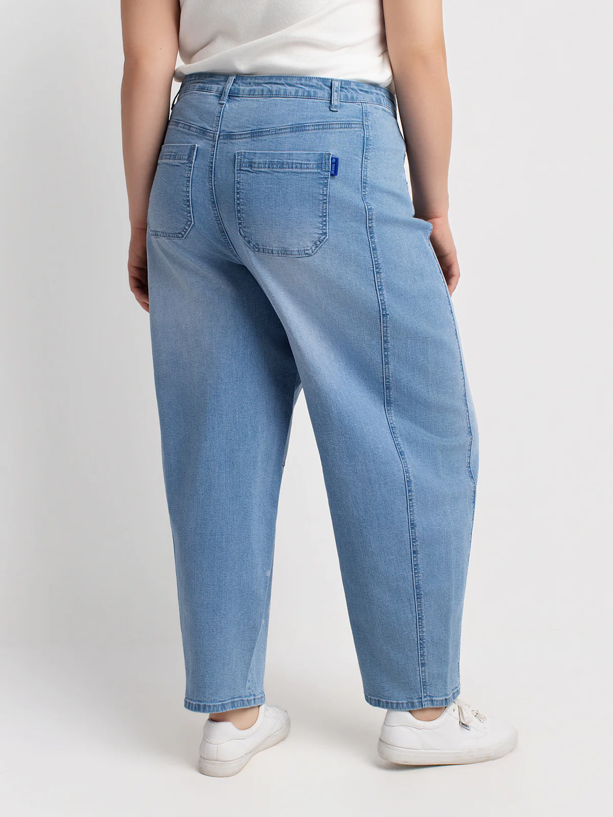 Jeans barrel en denim - Image 5