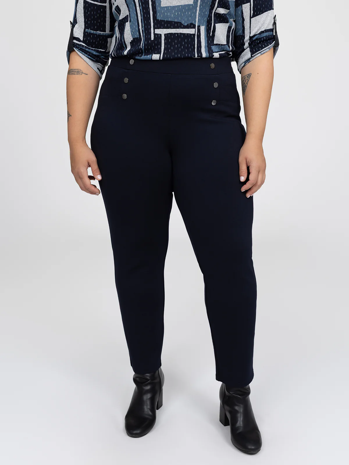 Pantalon ajusté droit à enfiler - Petite - Image 14