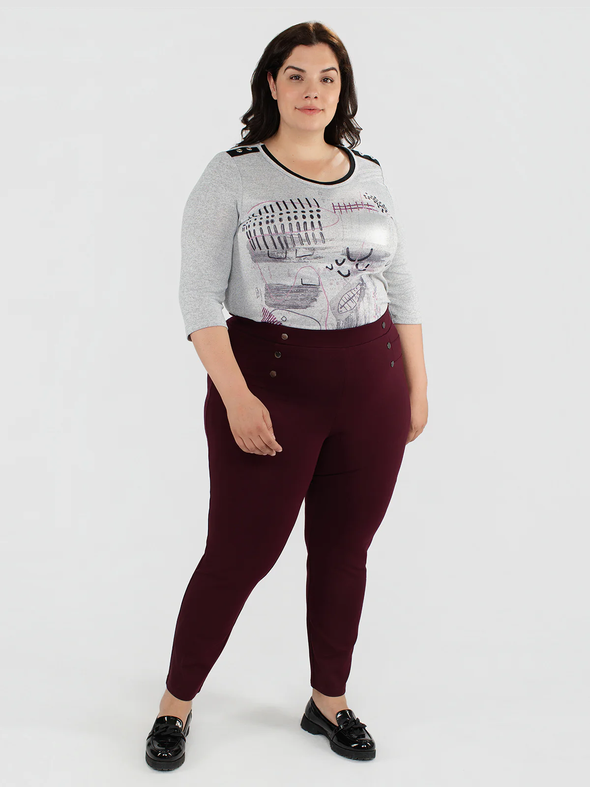 Pantalon ajusté droit à enfiler - Petite - Image 6