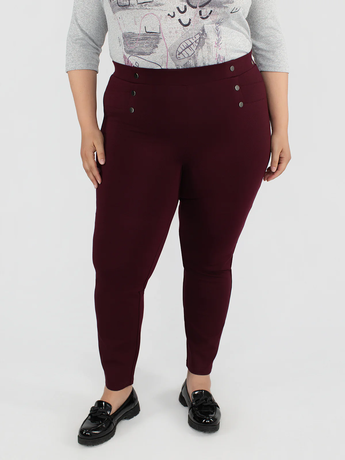 Pantalon ajusté droit à enfiler - Petite - Image 7