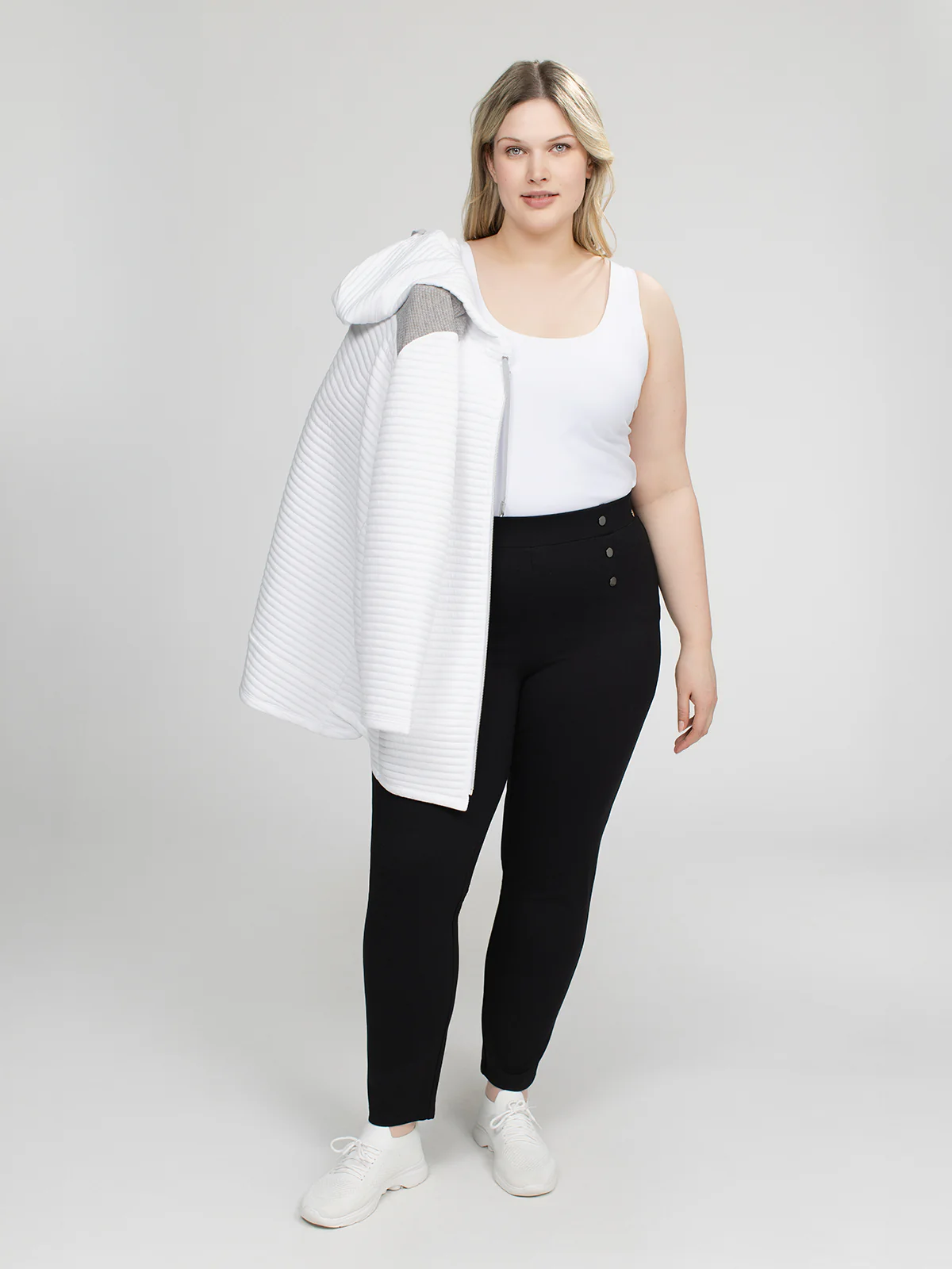 Pantalon ajusté droit à enfiler - Petite - Image 9