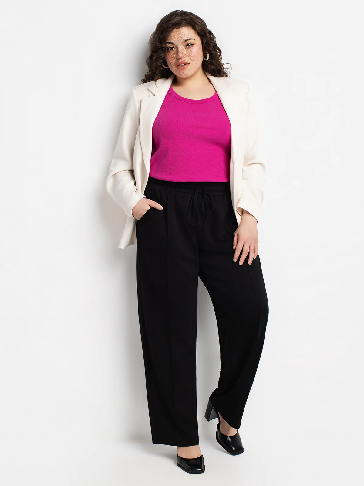 Pantalon ajusté droit à enfiler - Petite - Image 6
