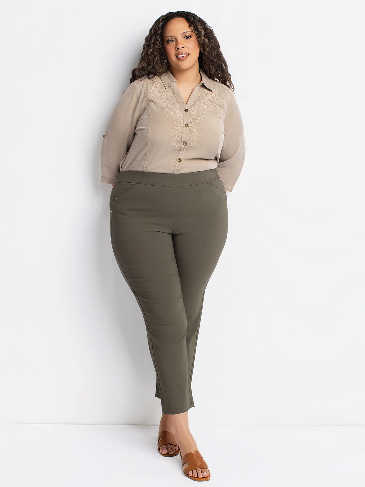 Pantalon droit à enfiler - Image 5