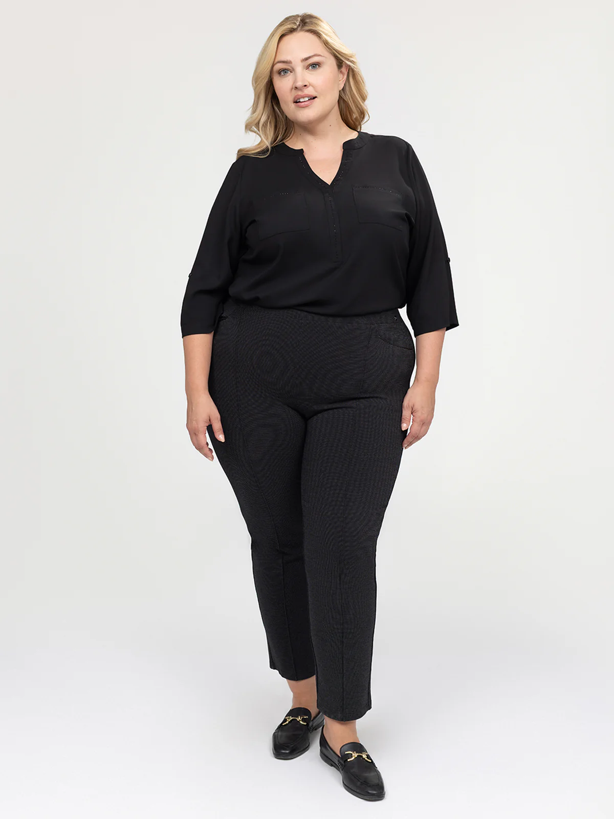 Pantalon droit à enfiler - Petite