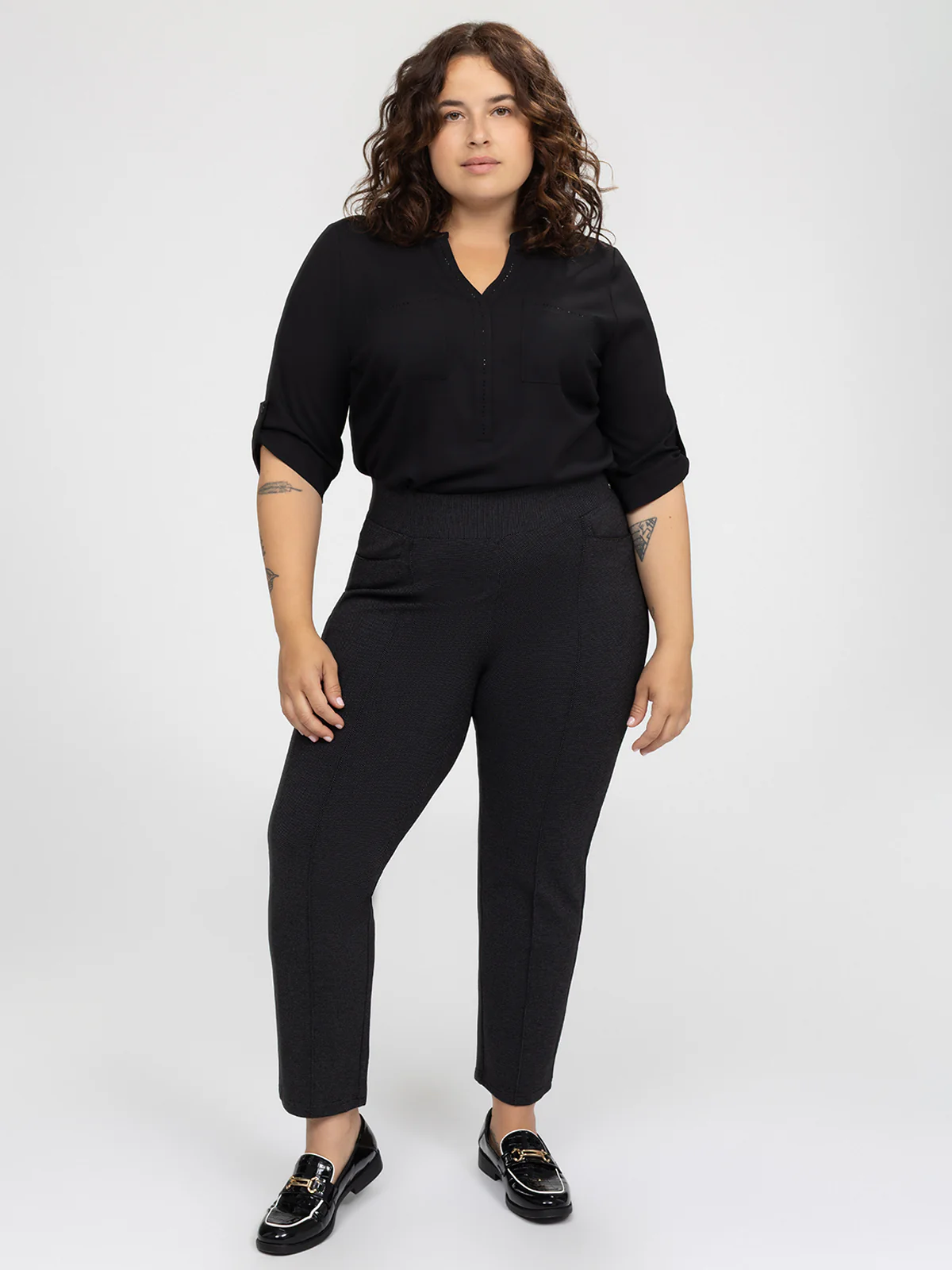 Pantalon droit à enfiler - Petite - Image 4