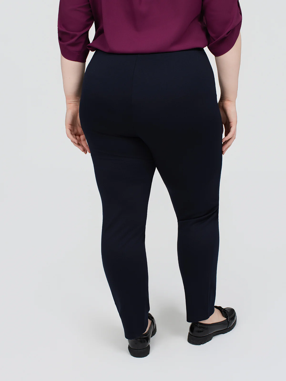 Pantalon droit ajusté en tricot à enfiler - Image 11