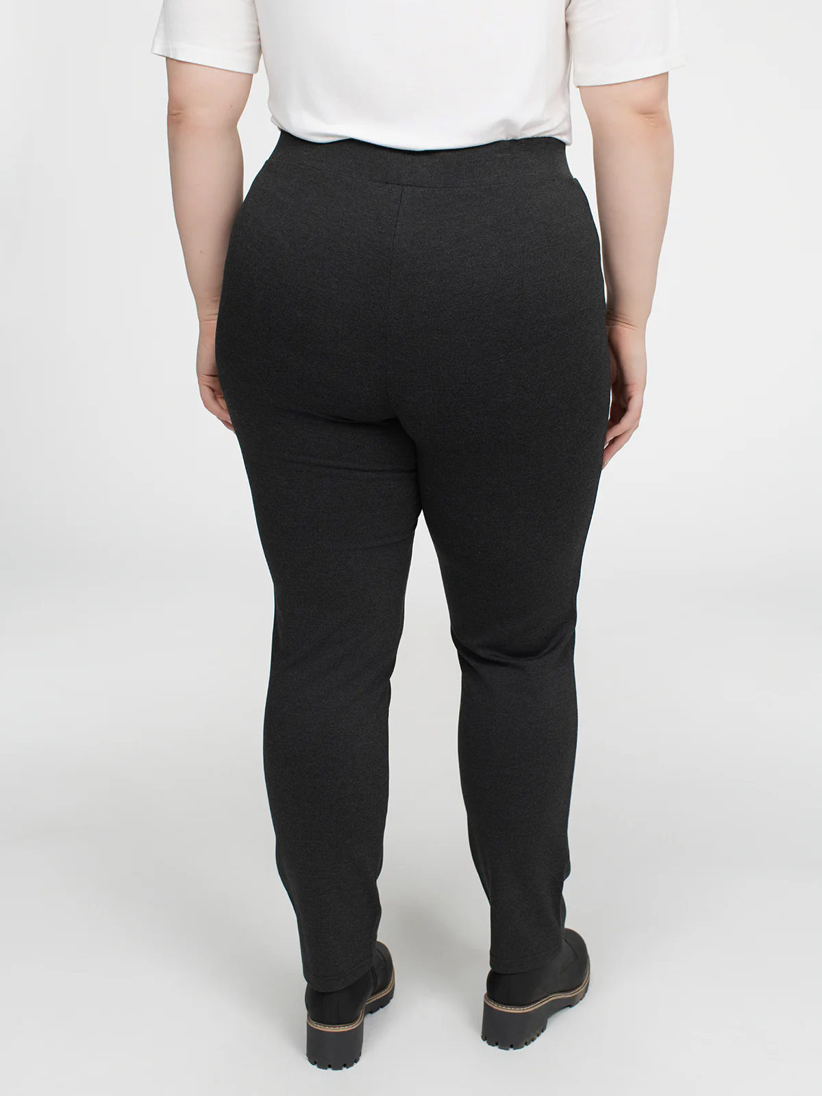 Pantalon droit ajusté en tricot à enfiler - Image 7