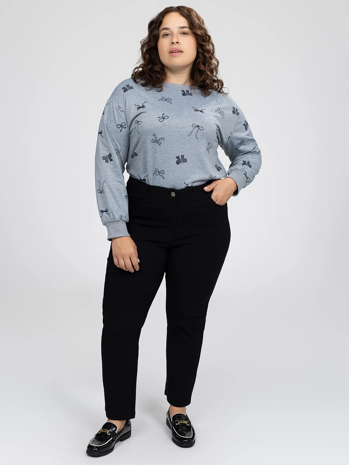 Pantalon droit décontracté