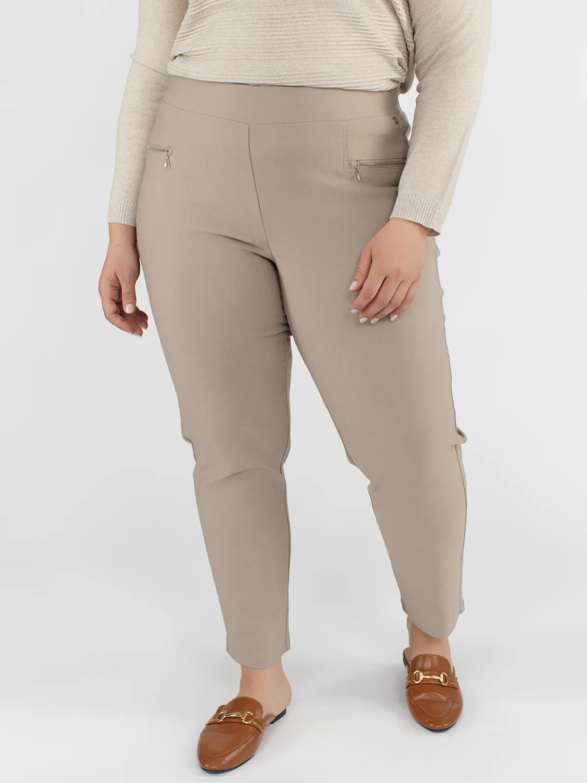 Pantalon étroit ajusté à enfiler - Petite - Image 2