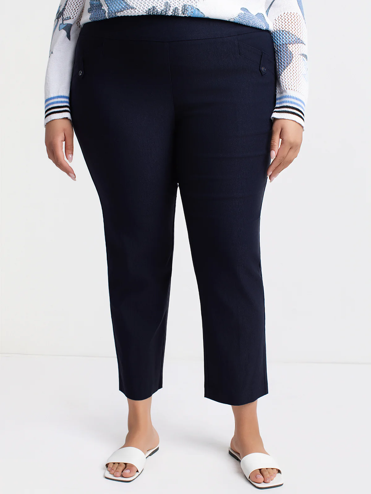 Pantalon étroit ajusté à enfiler - Petite - Image 10
