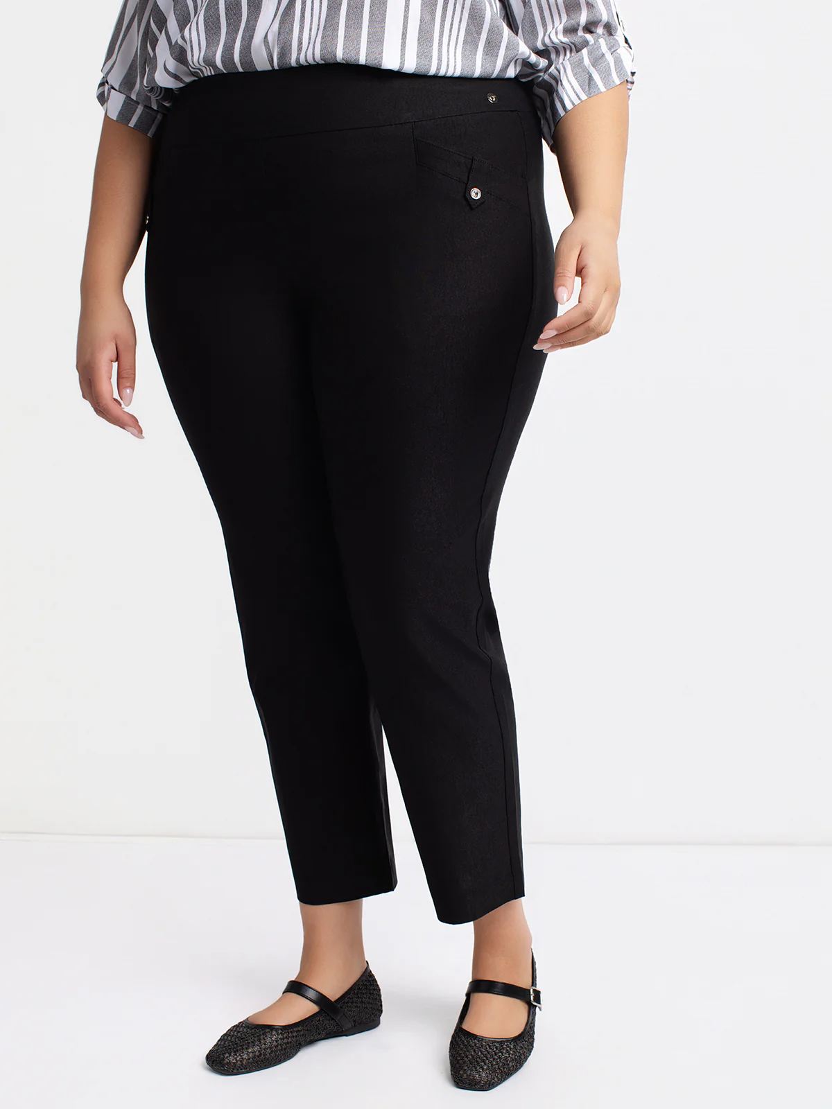 Pantalon étroit ajusté à enfiler - Petite - Image 6