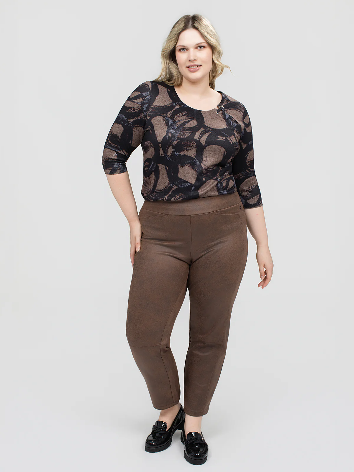 Pantalon étroit ajusté à enfiler - Petite