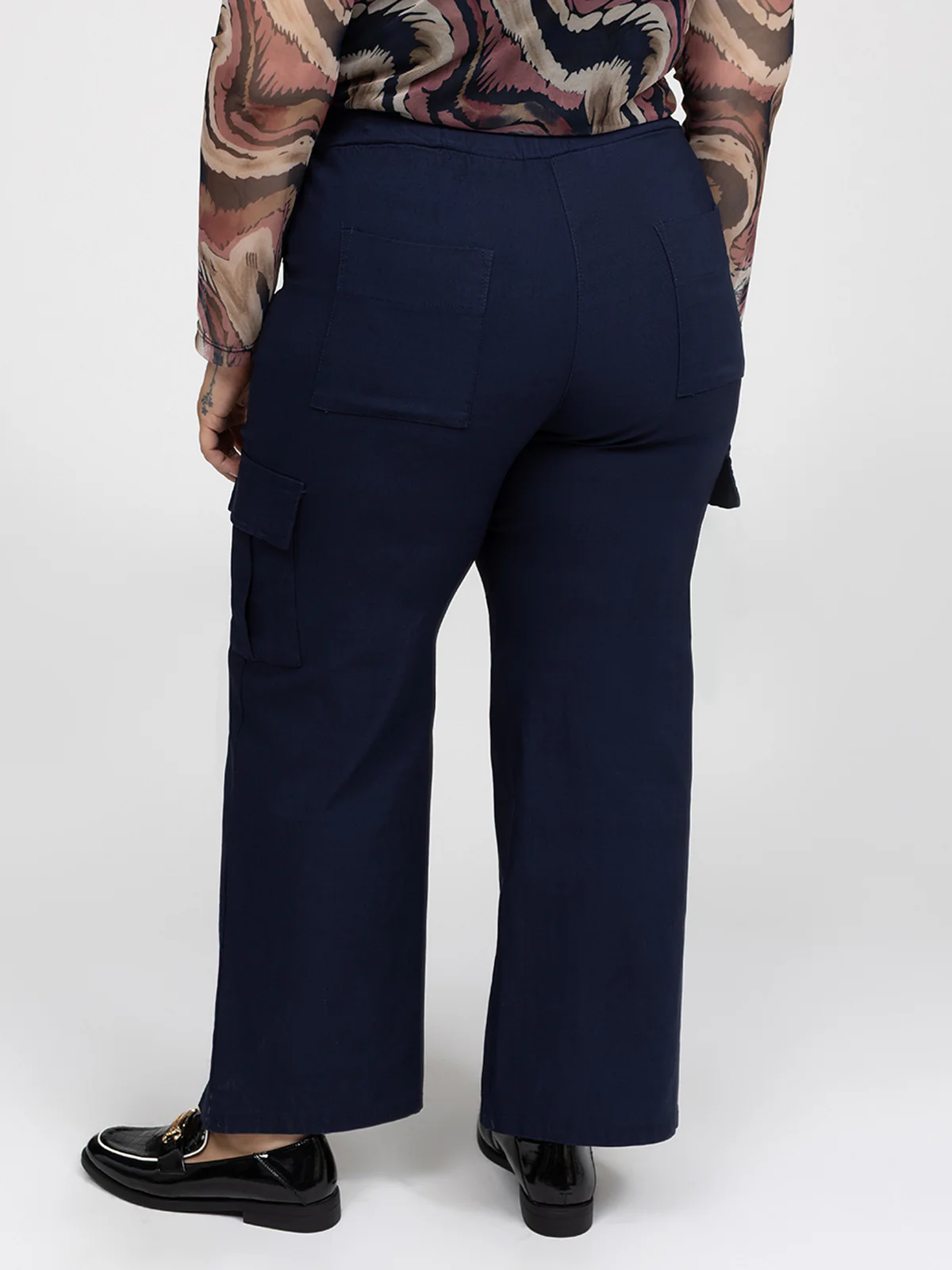 Pantalon évasé à enfiler - Image 7
