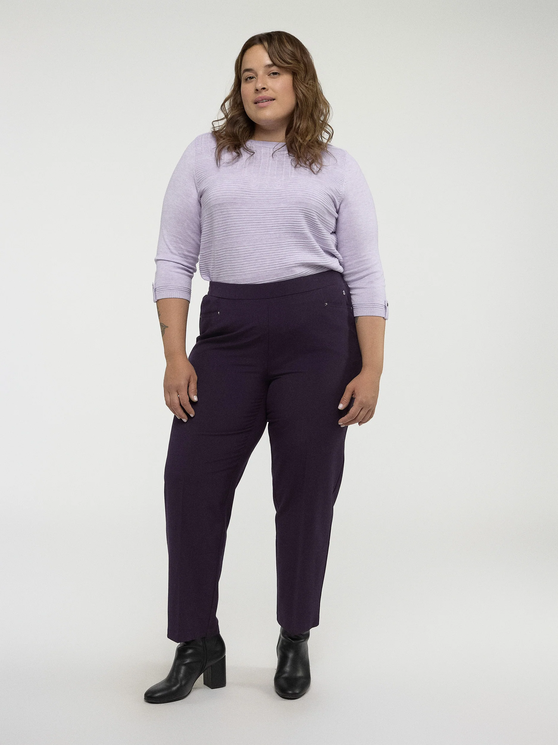 Pantalon habillé droit à enfiler - Petite - Image 17