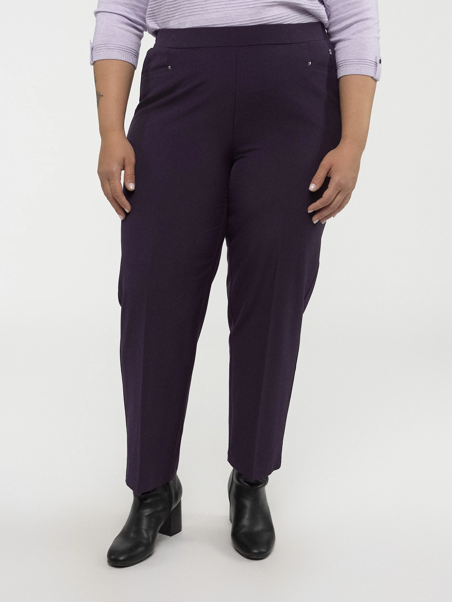Pantalon habillé droit à enfiler - Petite - Image 18