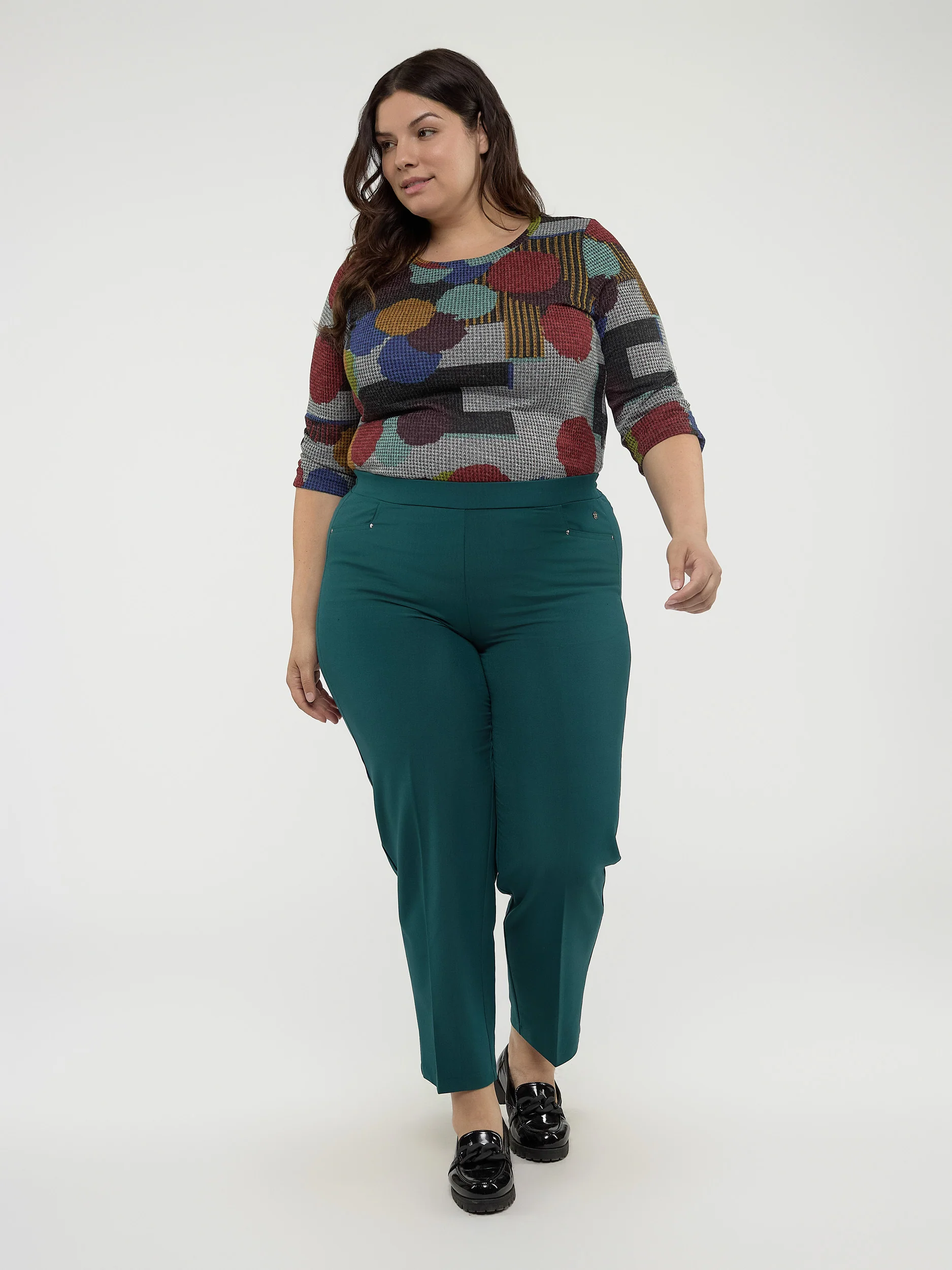 Pantalon habillé droit à enfiler - Petite - Image 9