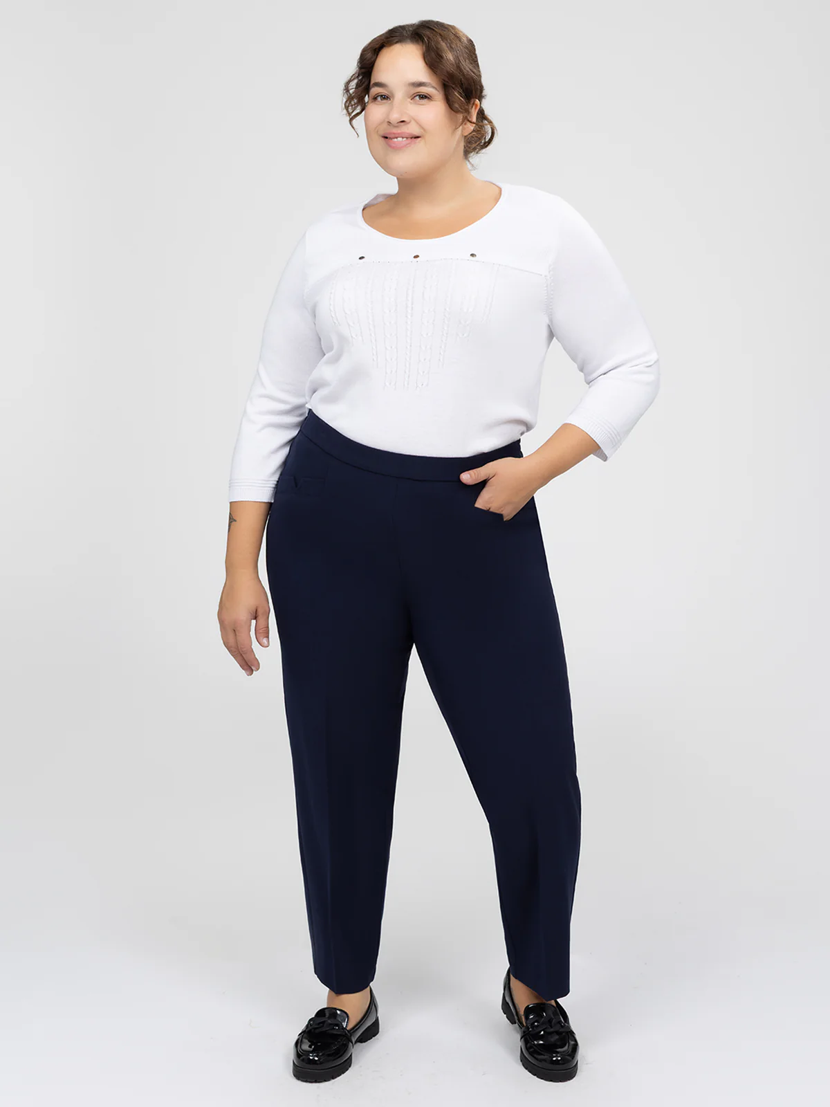 Pantalon habillé droit à enfiler - Petite - Image 13
