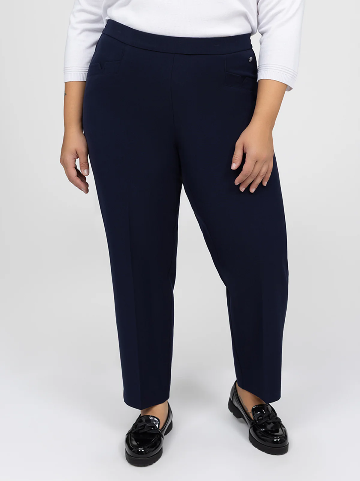 Pantalon habillé droit à enfiler - Petite - Image 14
