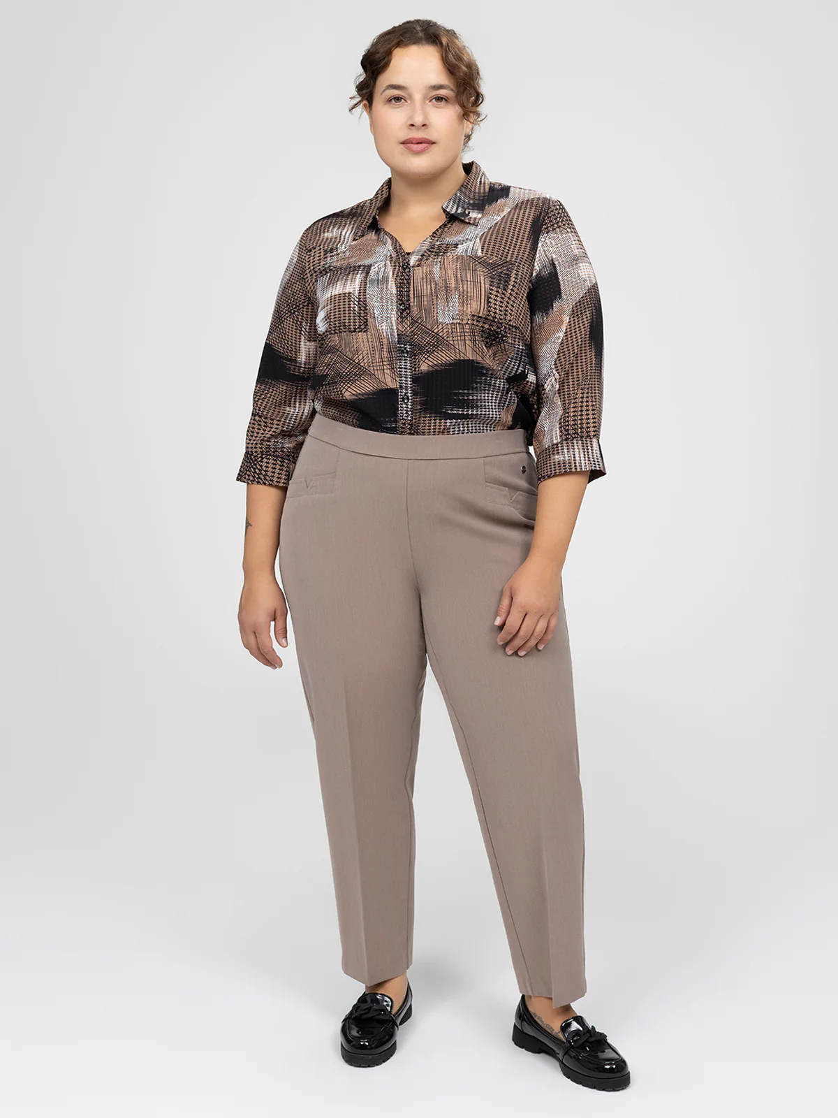 Pantalon habillé droit à enfiler - Petite - Image 9
