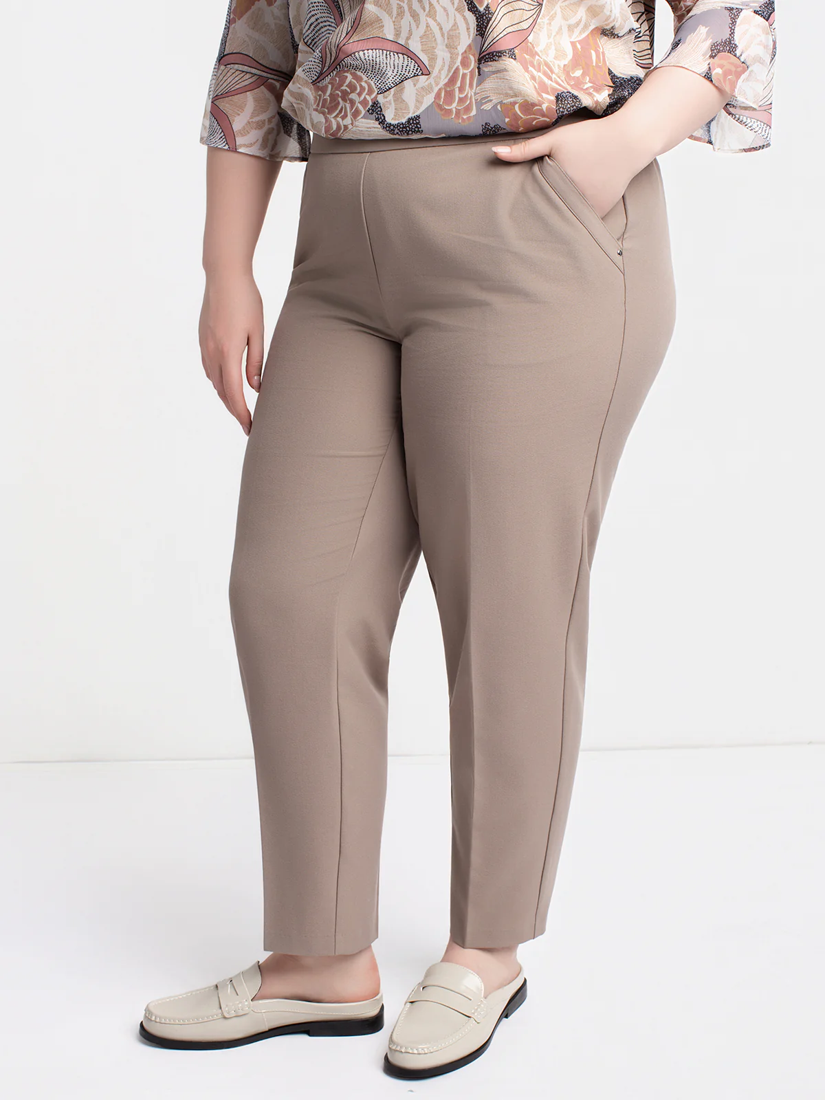 Pantalon habillé droit à enfiler - Petite - Image 14